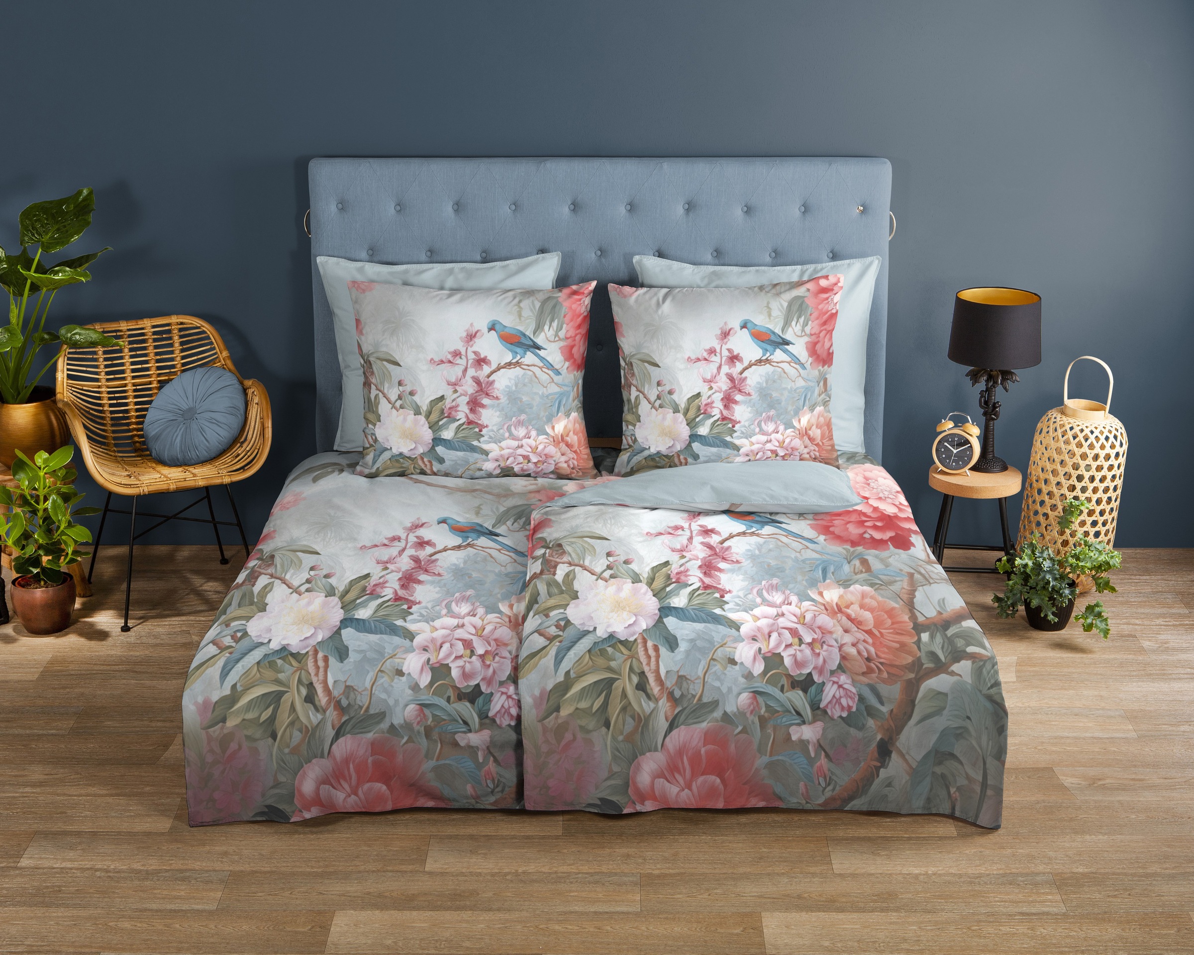 good morning Wendebettwäsche »Birdie« 2 Stk. tlg. 100% Baumwolle, Renforcé, günstig online kaufen