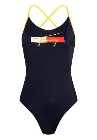 Tommy Hilfiger Swimwear Badeanzug, mit Logoschriftzug vorn kaufen