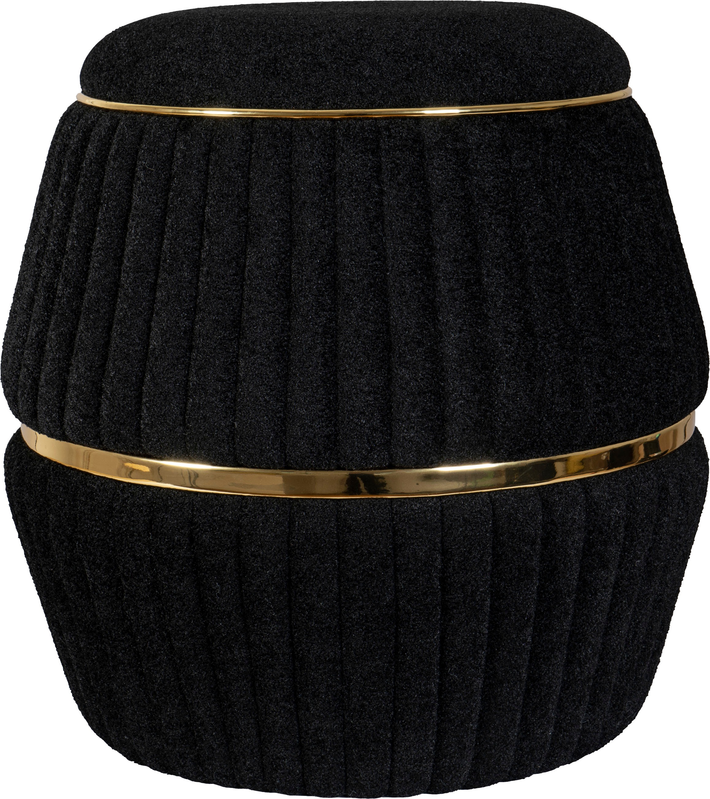 Kayoom Sitzhocker »Hocker Doric, trendiger Look, ästhetische Farbgebung, schöne Steppung«, (1 St.), komfortabel, hochqualitativ, pflegeleicht, in vielen Räumen zuhause