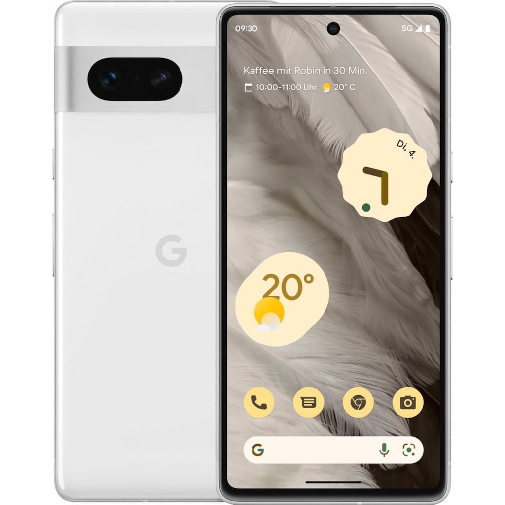 Google Smartphone »Pixel 7«, Snow, 16,05 cm/6,3 Zoll, 256 GB Speicherplatz, 50 MP Kamera