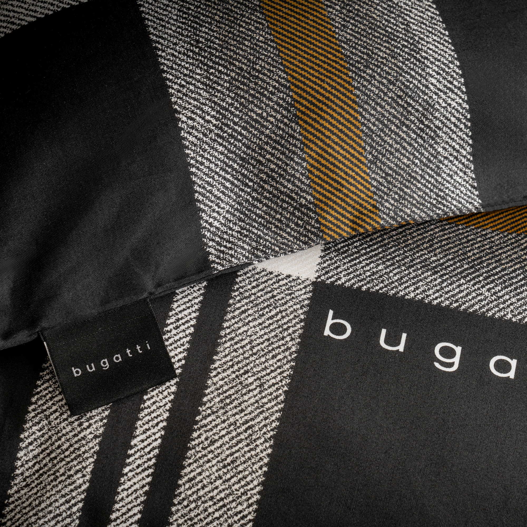 bugatti Bettwäsche »Satinbettwäsche bugatti«, mit elegantem Karo-Muster