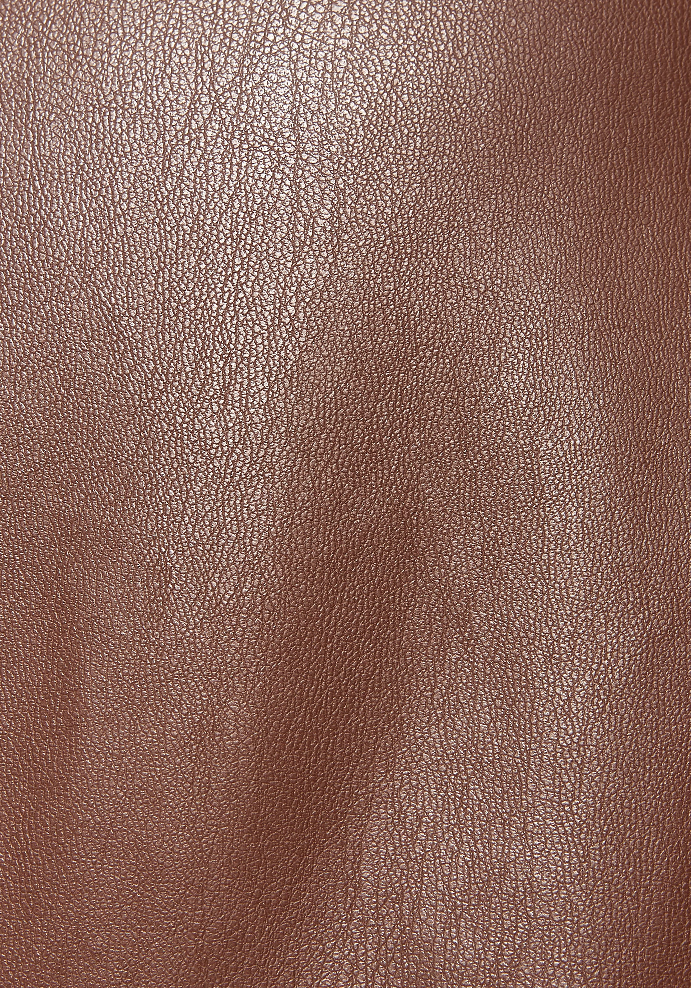 LASCANA Schlupfhose, aus Lederimitat, bequeme Stoffhose, elegant-chic