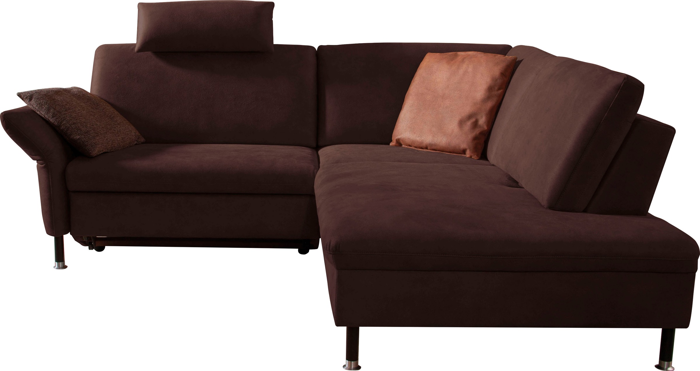 alina Ecksofa »Janis« inkl. Sitztiefenverstellung und Kopfstütze günstig online kaufen