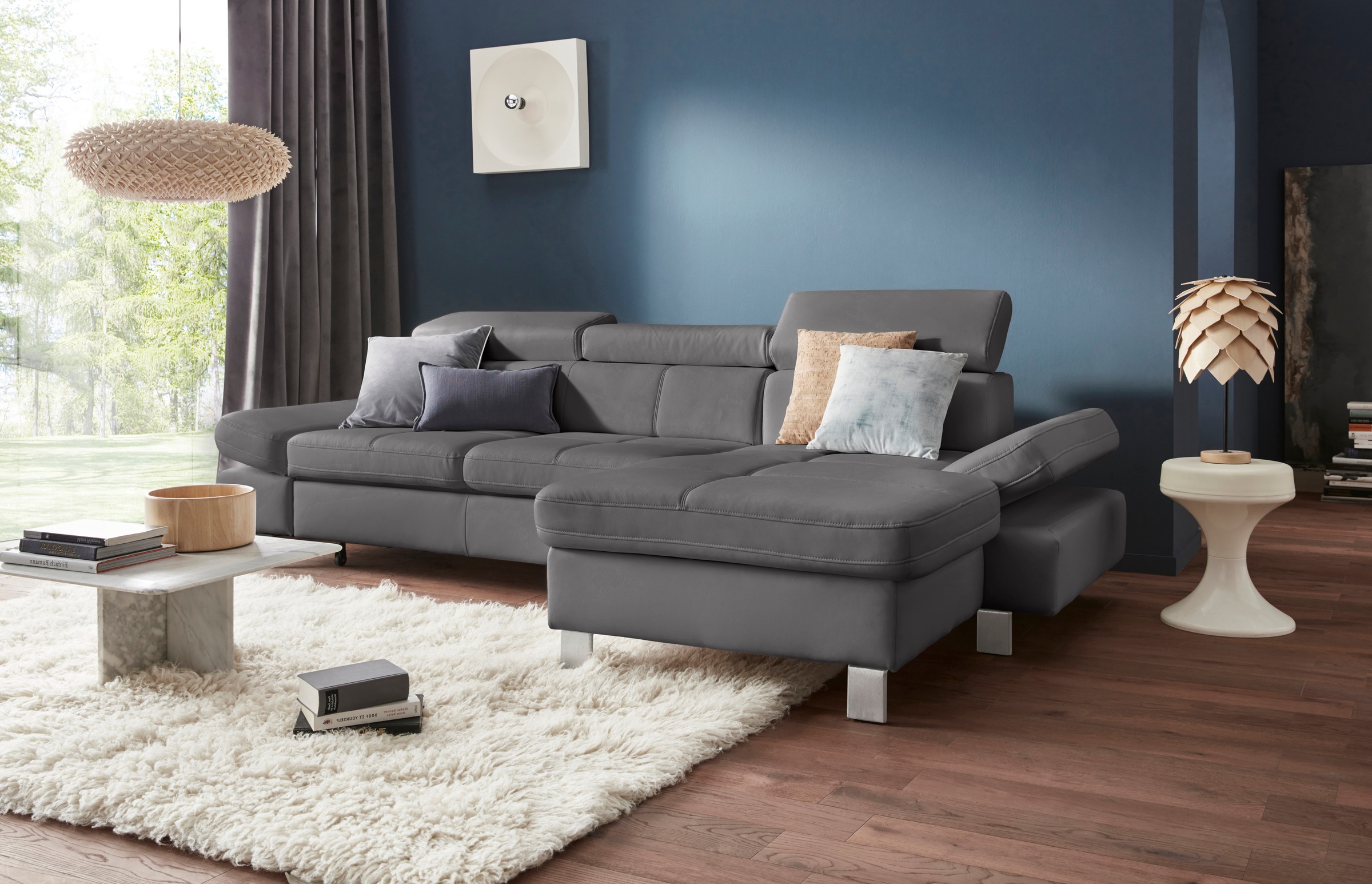 exxpo - sofa fashion Ecksofa »Fiji, hochwertige Detailverarbeitung im Sitz günstig online kaufen