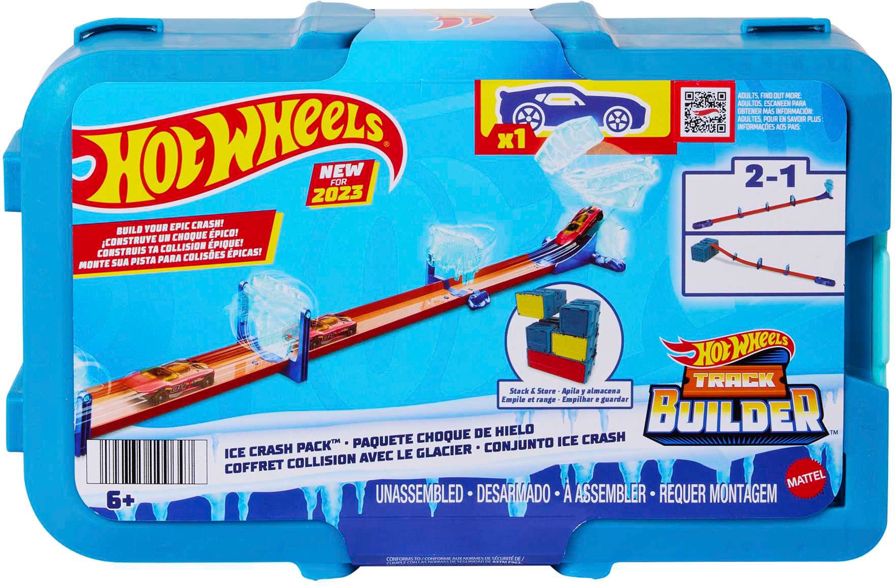 Hot Wheels Spiel-Gebäude »Track Builder Ice Crash Pack«