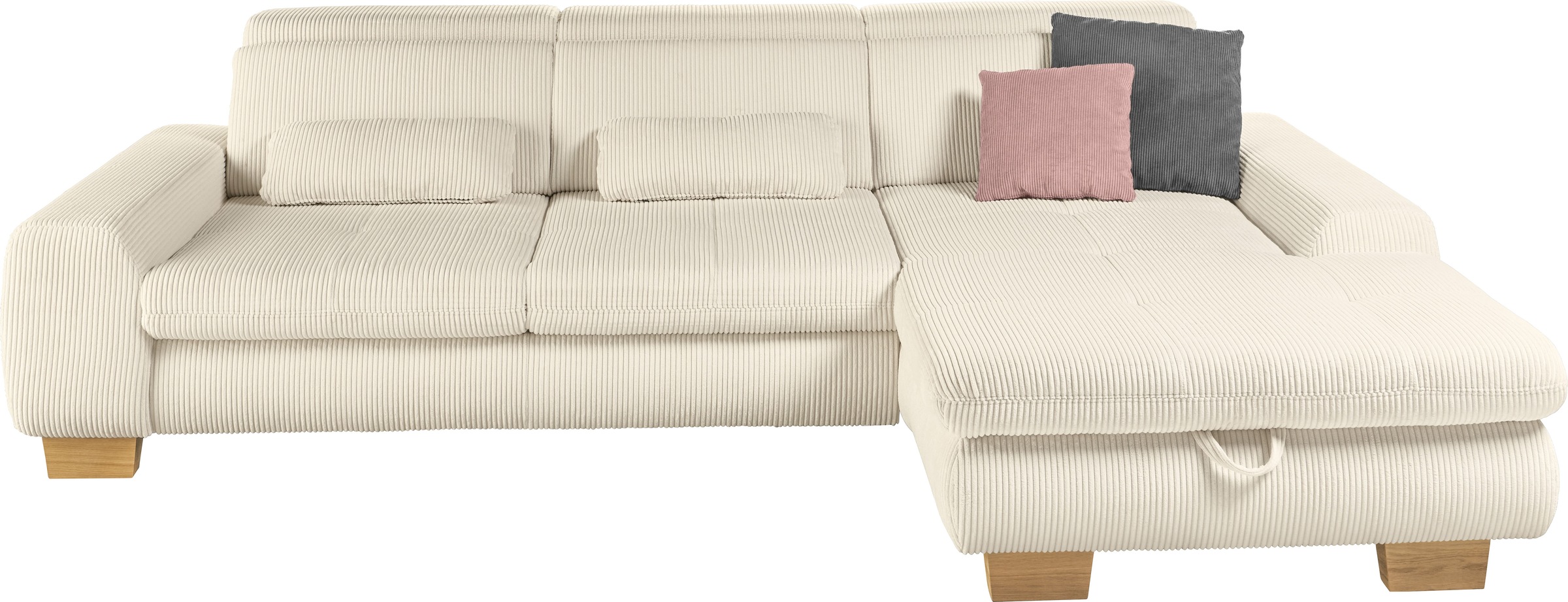 set one by Musterring Ecksofa »SO 3400, Cord, Sitzhöhe 47cm oder 49cm, inkl günstig online kaufen