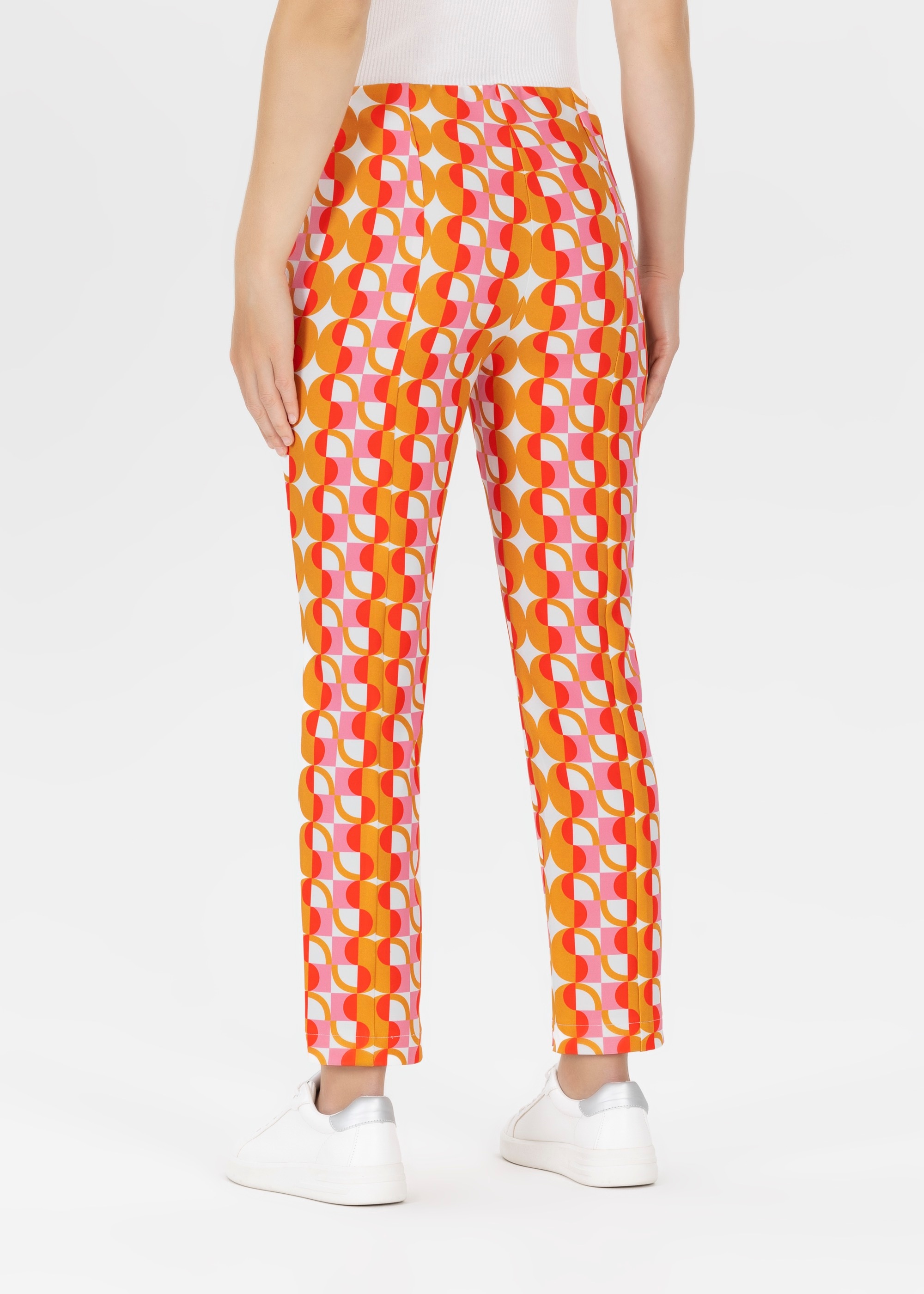 Stehmann 7/8-Hose  mit breitem Muster