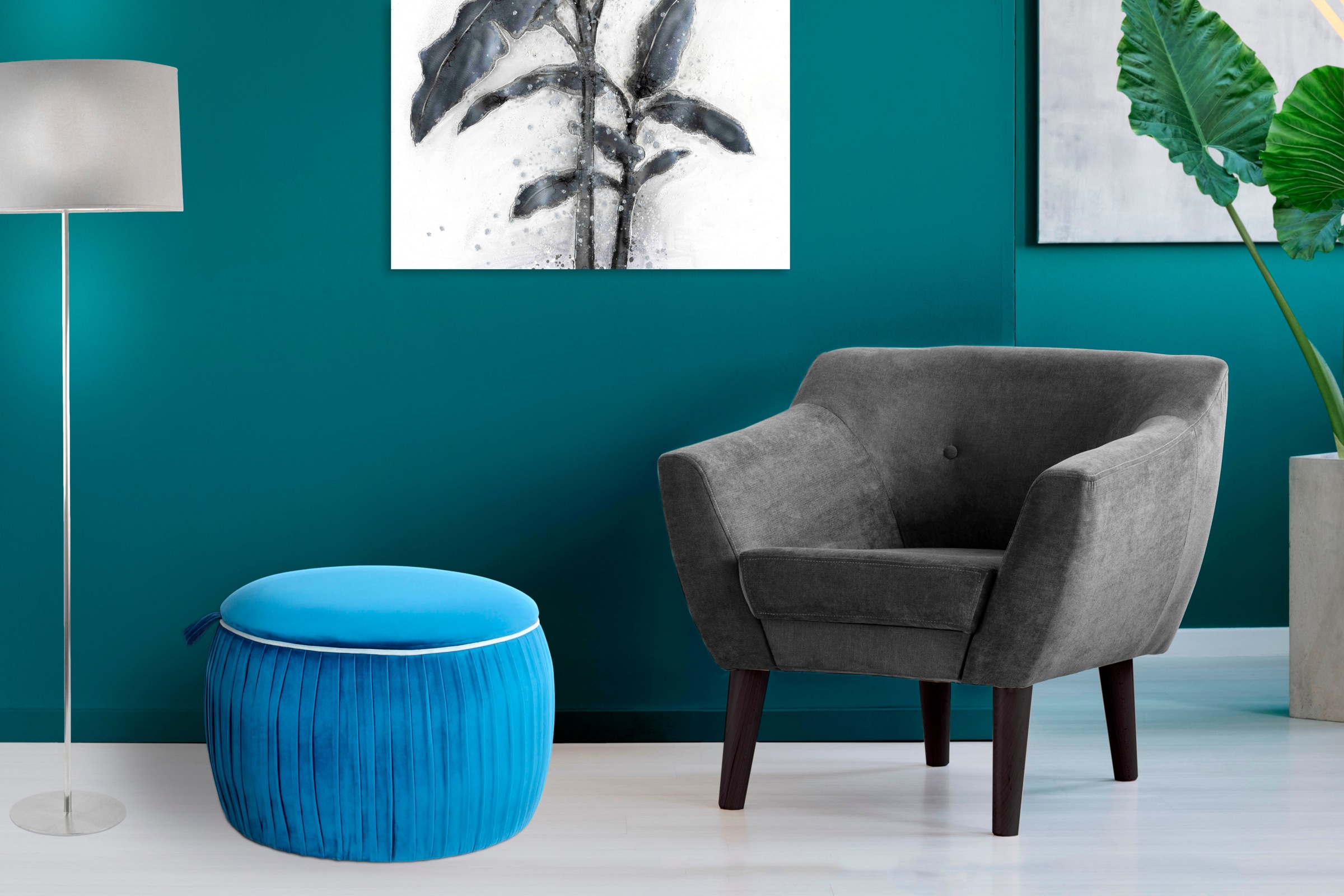 Kayoom Sitzhocker »Hocker Adoree, Sitzgelegenheit in attraktiver Form,Hocke günstig online kaufen