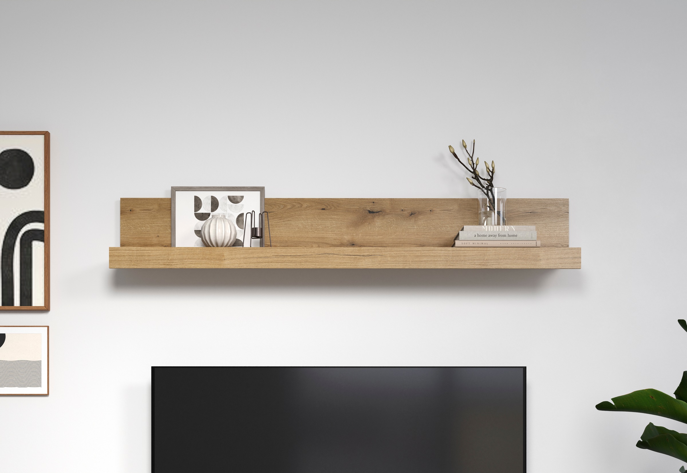 Home affaire Wandregal »Ghent«, (1 St.), Ideal für Dekorationen - Aufgebaut günstig online kaufen