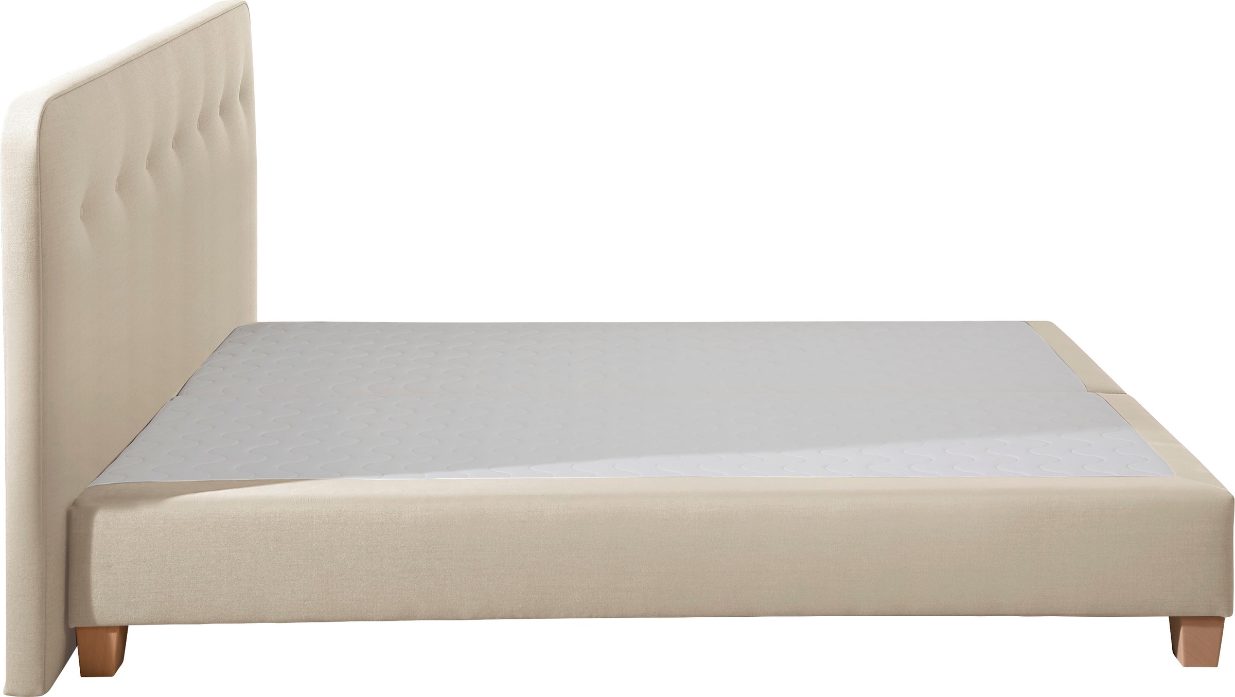 Home affaire Boxspringbett »Fargo«, in Überlänge 220 cm, mit Topper, 3 Ausführungen, 4, Breiten