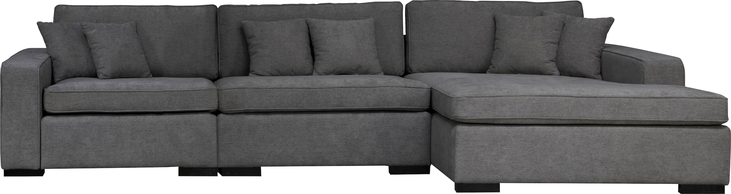 Home affaire Ottomane "Skara L-Form", Lounge-Sofa mit Federkernpolsterung, günstig online kaufen