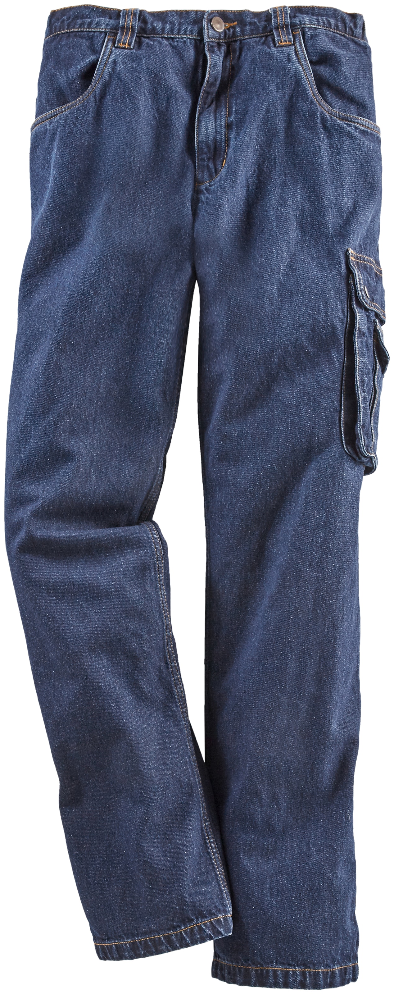 Northern Country Arbeitshose »Jeans Worker«, (2 tlg., 2er-Pack, aus 100% Baumwolle), Arbeitjeans mit dehnbarem Bund mit 8 praktischen Taschen
