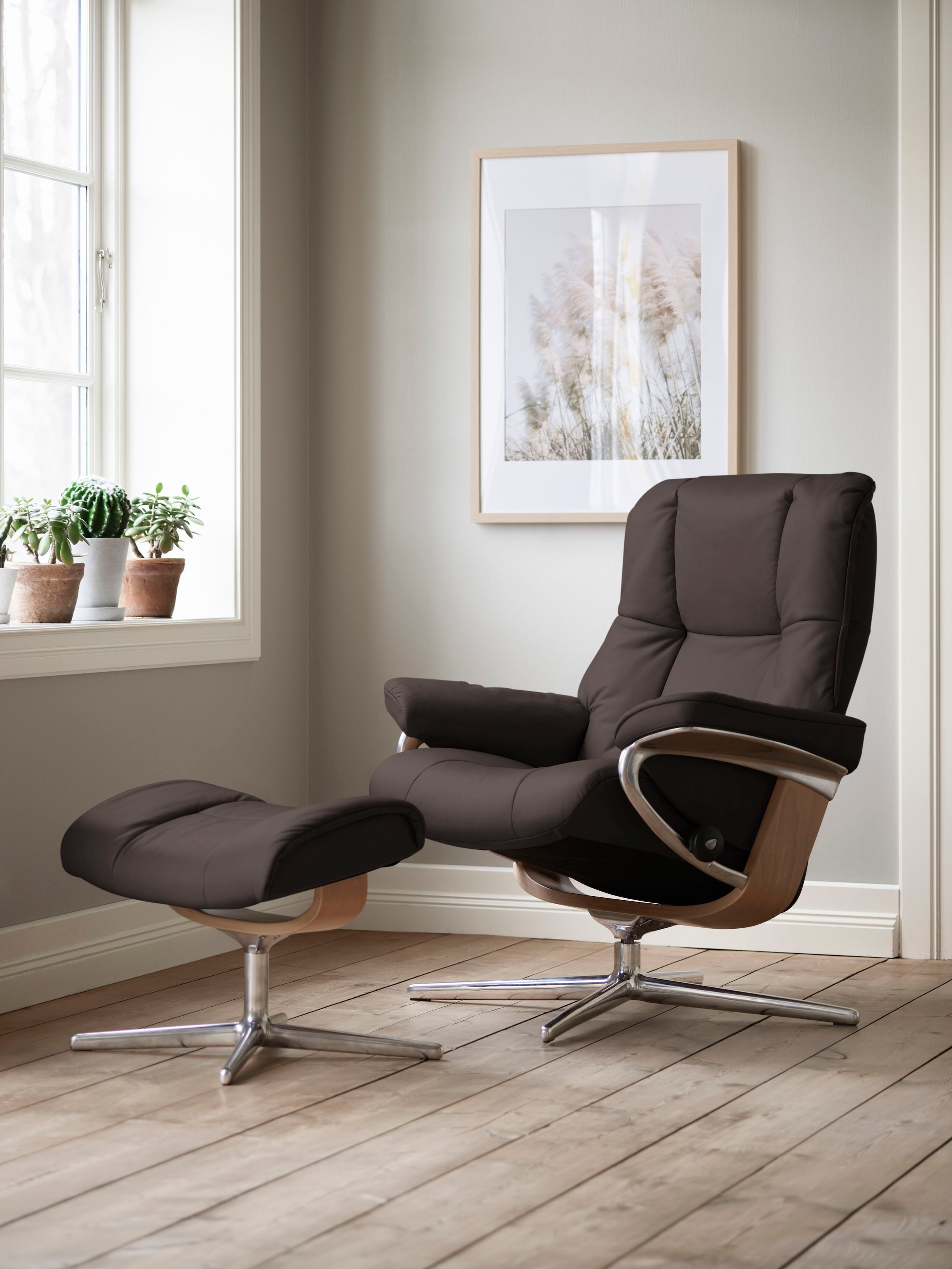 Stressless Relaxsessel "Mayfair", mit Cross Base, Größe S, M & L, Holzakzen günstig online kaufen