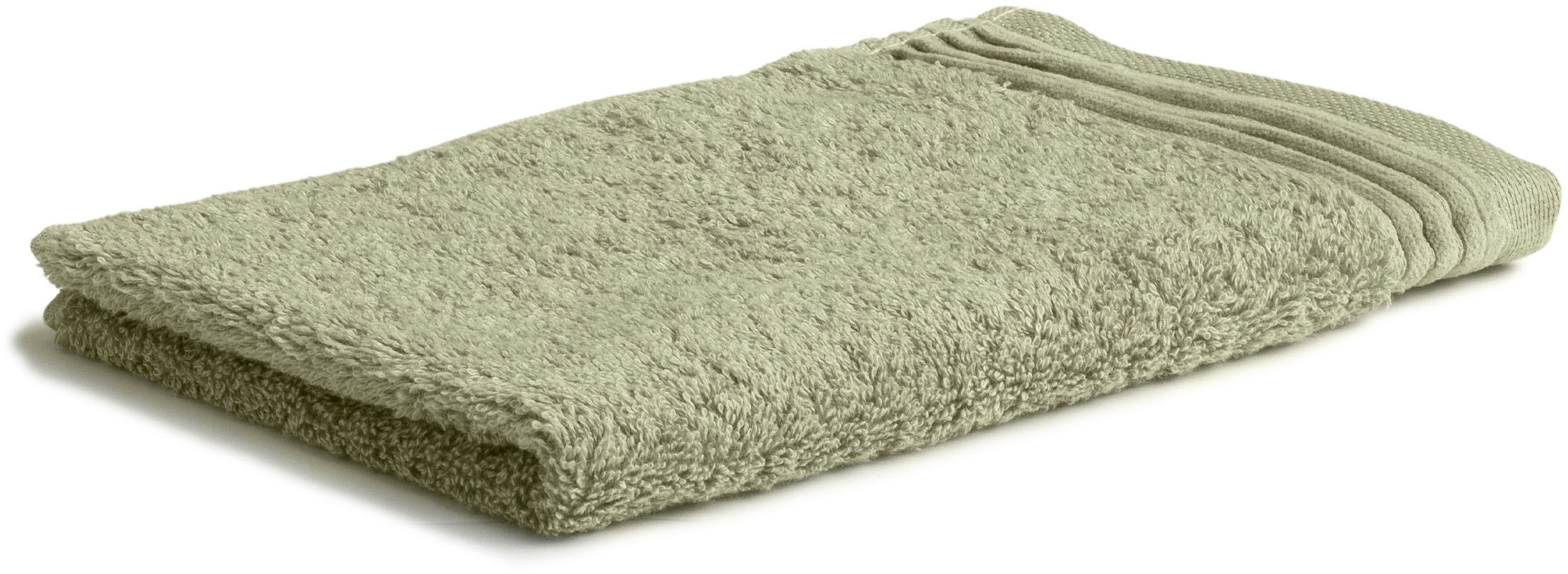 Gästehandtuch grün Walkfrottier, Obermaterial: 100% Baumwolle 1 Stk., Walkfrottier
