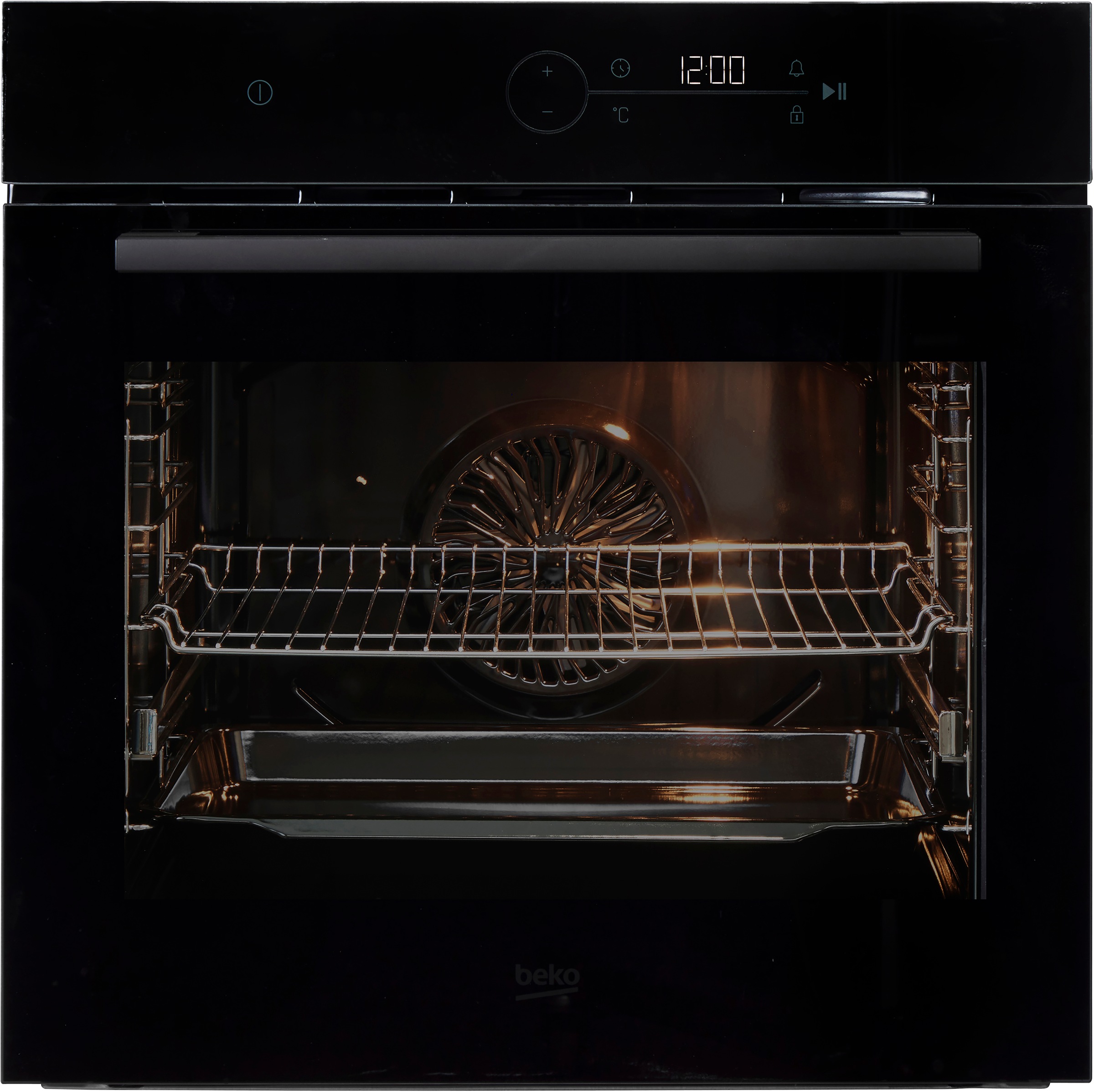 BEKO Einbaubackofen »BCBIM17400B« mit 1-fach-Teleskopauszug mit SteamShine Mit AirFry knusprig frittieren im Ofen – ganz ohne zusätzliches Fett