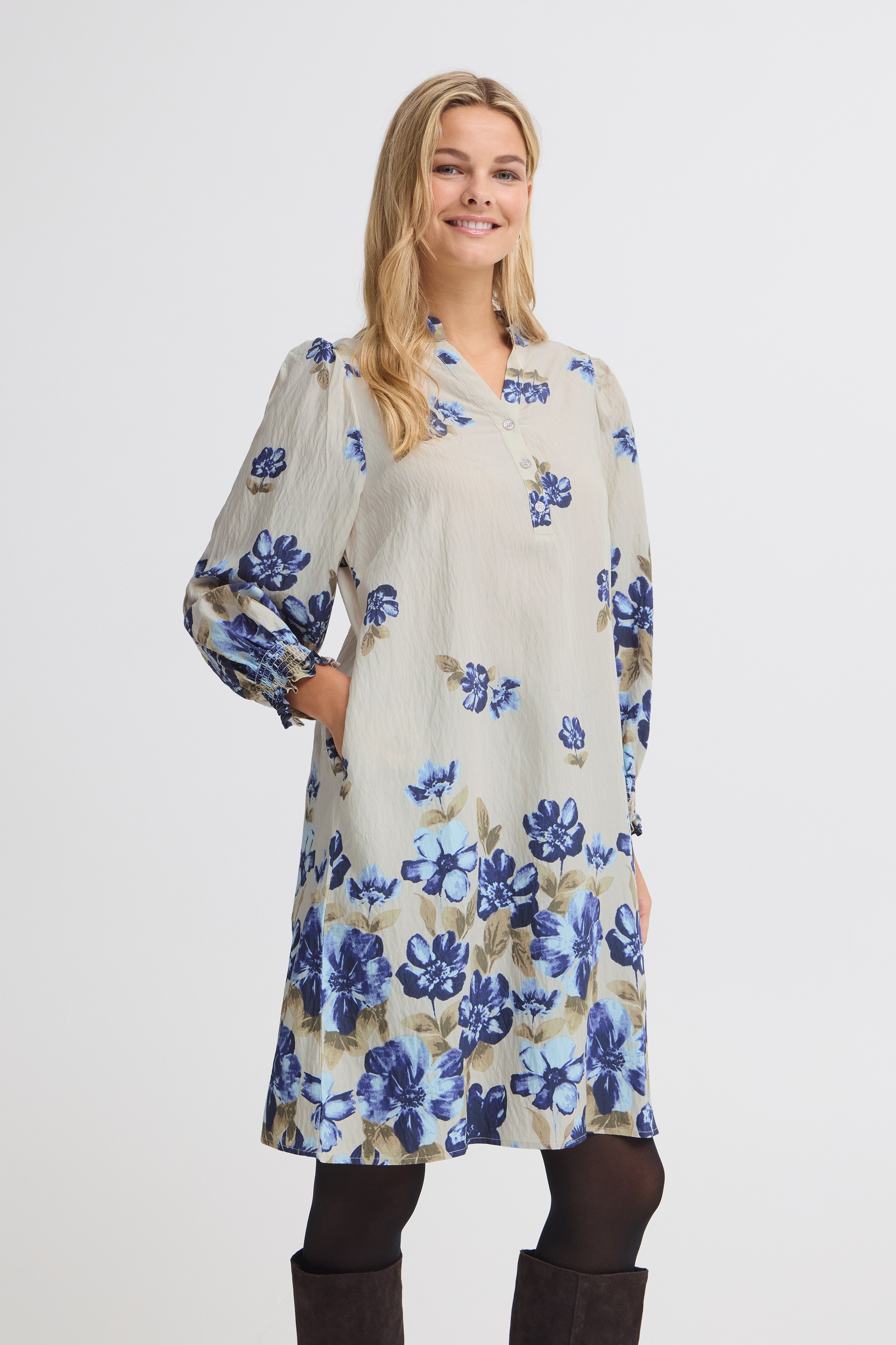 fransa Midikleid »Damen Casual FRCARRIE«
