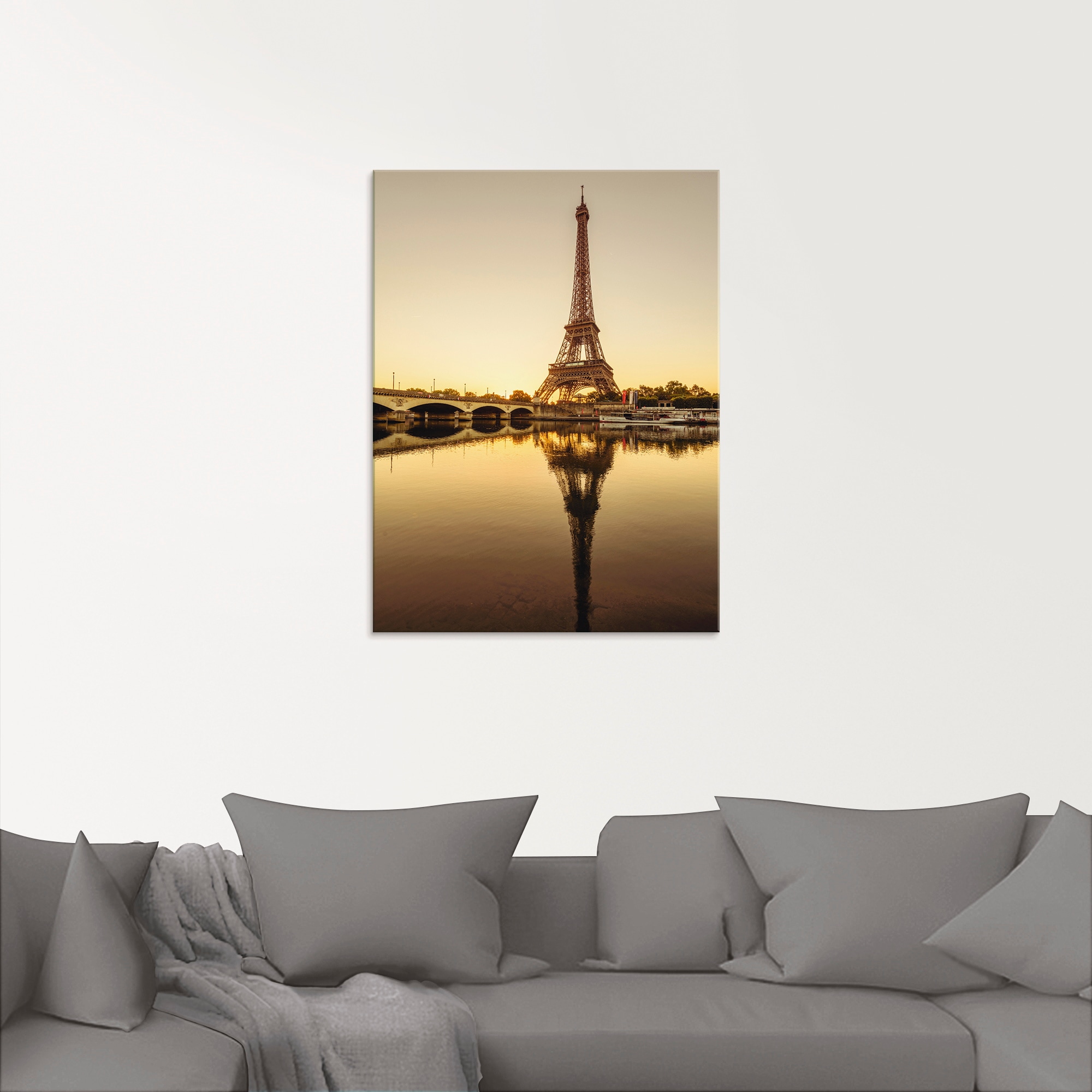 Artland Glasbild »Paris Eiffelturm V« Gebäude 1 Stk. tlg. in verschiedenen Größen