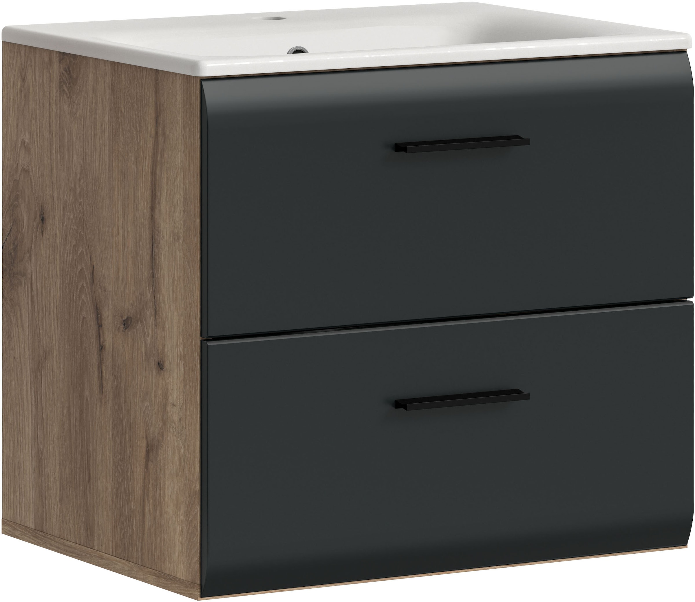INOSIGN Waschbeckenunterschrank, (2 St.), Florenz, Waschtisch inkl. Waschbe günstig online kaufen