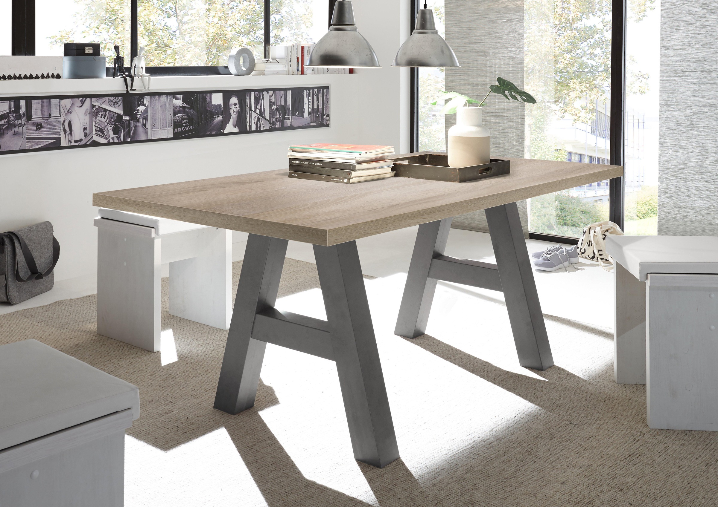 Mäusbacher Esstisch "Mister, TOPSELLER" OTTOS Choice, Gestell in X-Form günstig online kaufen