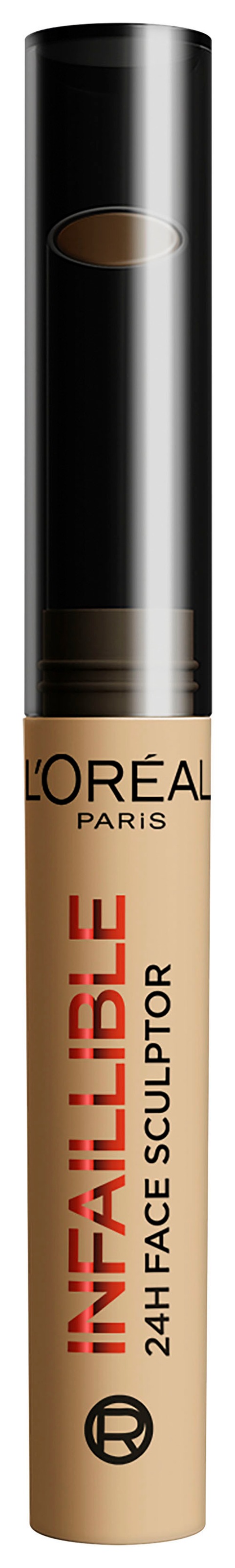 L'ORÉAL PARIS Contouring-Stick »INFAILLIBLE 24H FACE SCULPTOR CONTOURING STICK« sorgt auch unterwegs für besonders schnelle Touch-ups