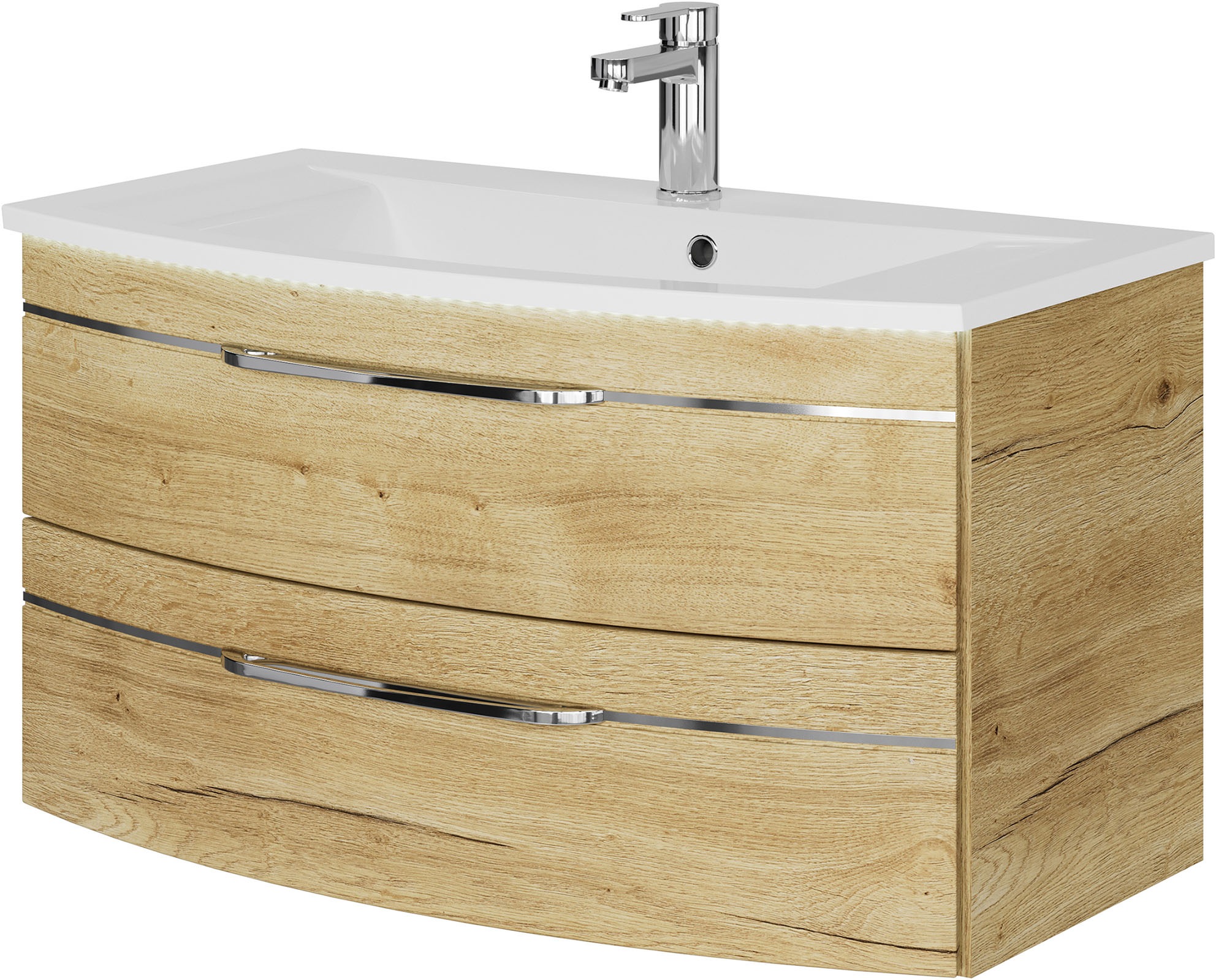 Saphir Waschtisch »Serie 7045 Mineralmarmor-Waschtisch und Unterschrank, 91 günstig online kaufen