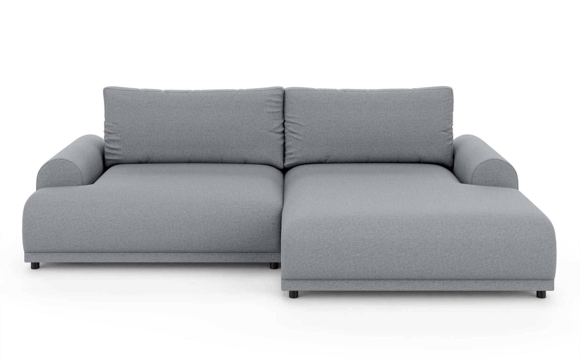 INOSIGN Ecksofa »Marsby, mit Bettfunktion und Bettkasten, Maße: B/H/T 242/65/145 cm«, L-Form mit Wellenunterfederung, Recamiere links oder rechts bestellbar
