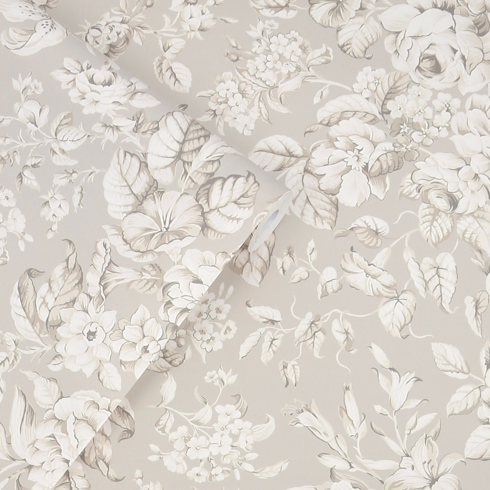 LAURA ASHLEY Vliestapete »Heledd Blooms« Motiv glatt 10mx52cm (ca. 5m2)