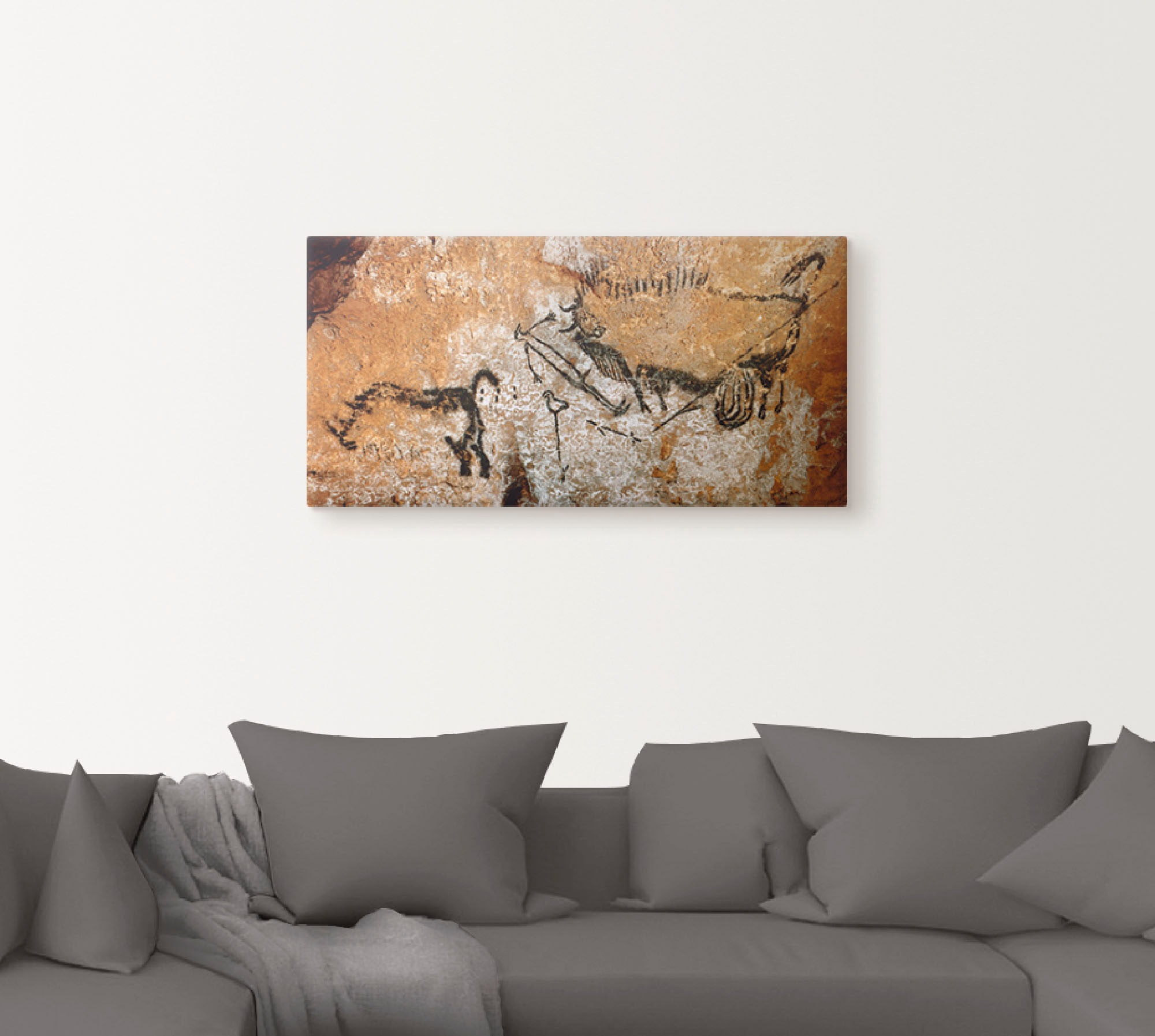 Artland Leinwandbild »Höhle von Lascaux 17000 v Chr« Wildtiere 1 Stk. tlg. günstig online kaufen