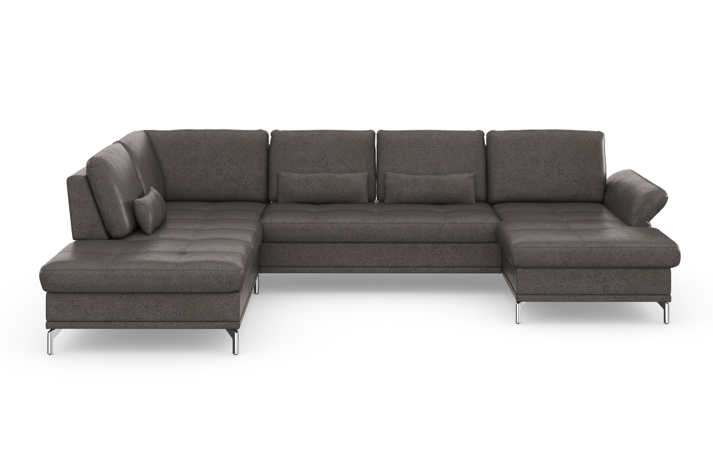 Home affaire Wohnlandschaft »Palm Beach U-Form« Federkern, mit Sitztiefenve günstig online kaufen