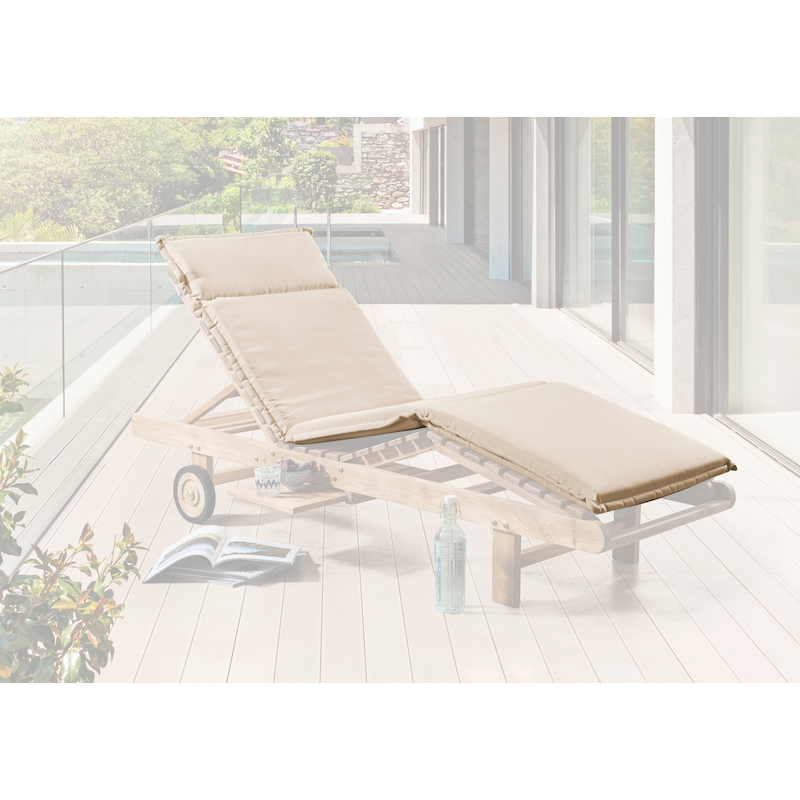 DESTINY Liegenauflage »POLSTER« Polyester natur Obermaterial: 100% Polyester. Füllung: 100% Polyurethan