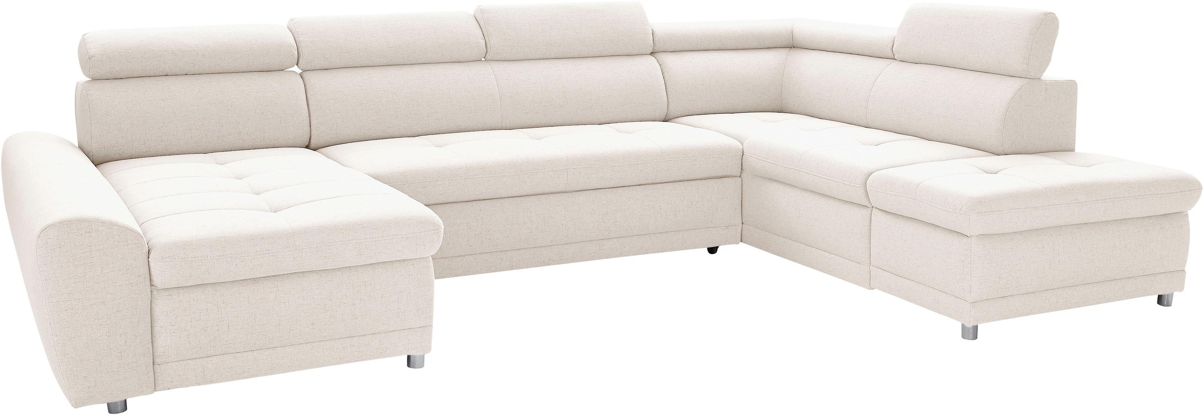 sit&more Wohnlandschaft »Riva U-Form« wahlweise mit Bettfunktion günstig online kaufen