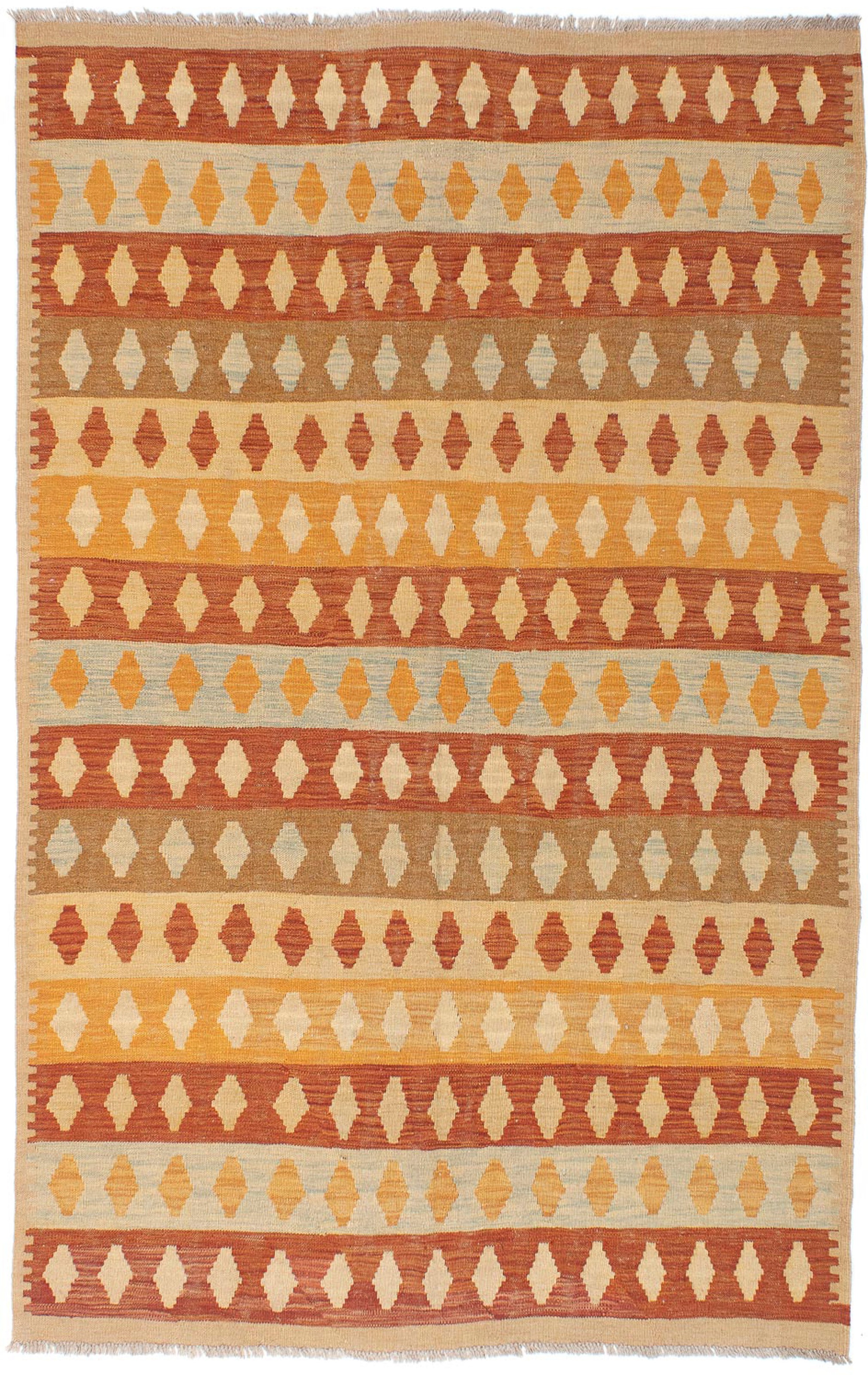 morgenland Wollteppich »Kelim - Oriental - 201 x 154 cm - mehrfarbig«, rech günstig online kaufen