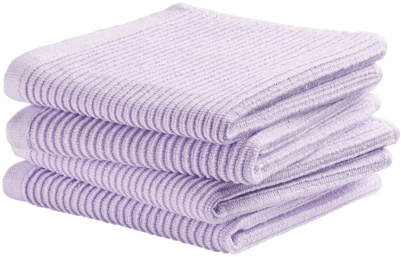 DDDDD Spültuch »DDDDD Basic Geschirrtuch Pastell (4er-Pack)« schnell trocknend, 100% Baumwolle