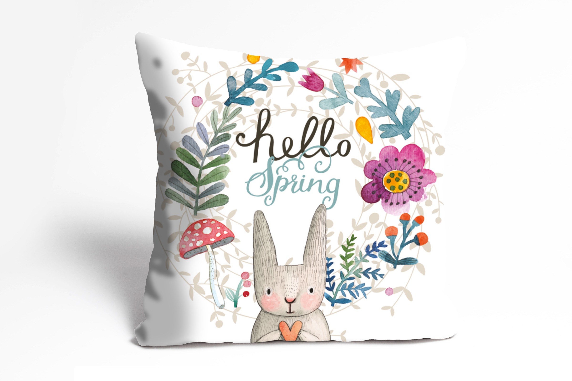 queence Dekokissen »Willow«, Kissenhülle,Hello Spring,Hase,Ostern,Frühlings günstig online kaufen