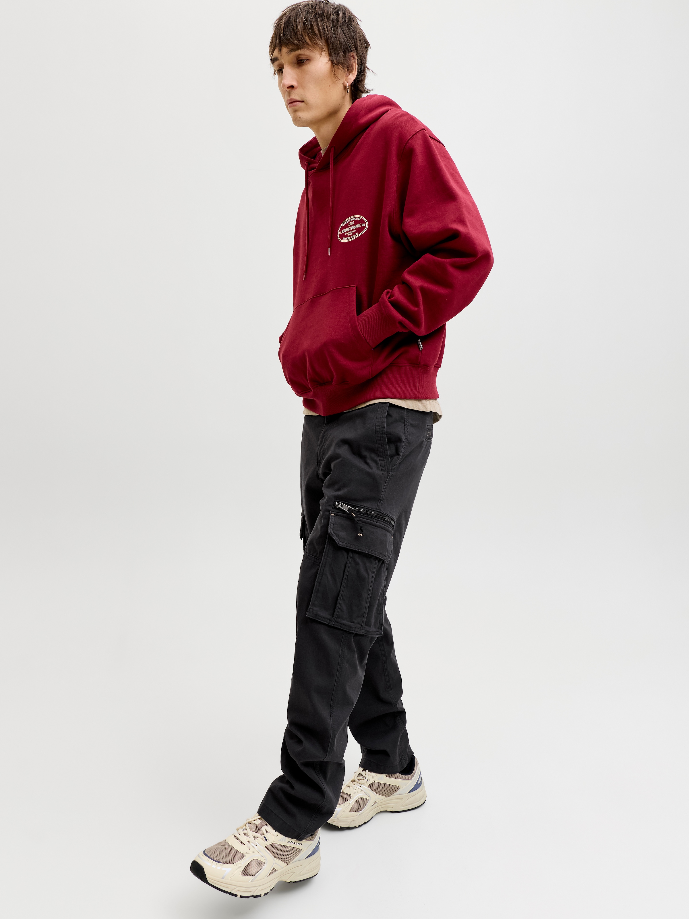 Jack & Jones Cargohose »JPSTKANE DOVER ZIP CARGO SN«  mit Seitentaschen