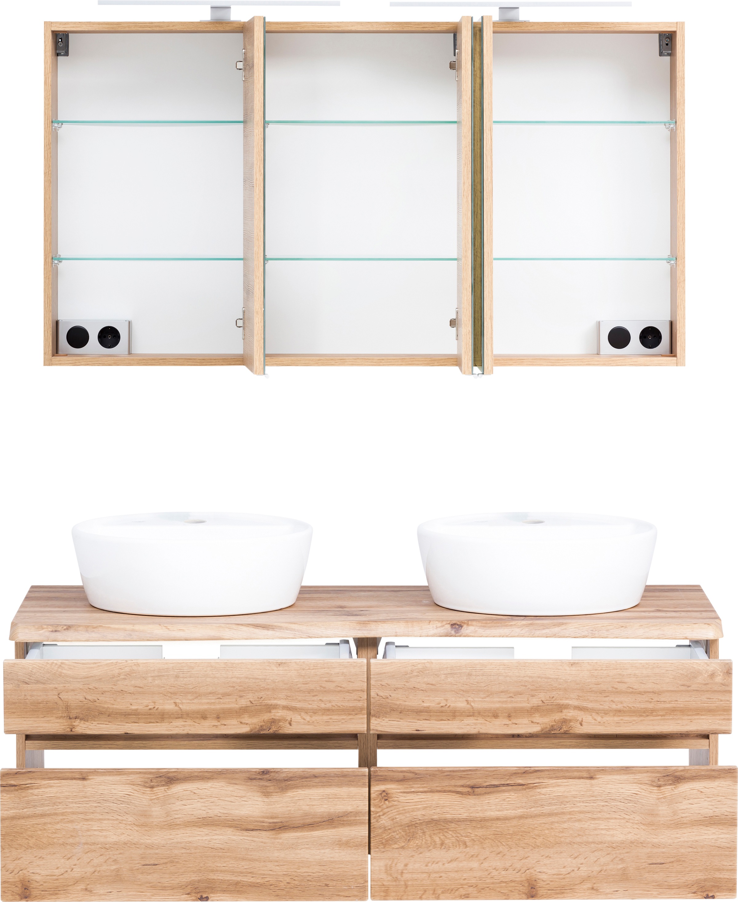 Badmöbel-Set »Lienz«, HELD und Waschtisch) MÖBEL (2 St., kaufen Spiegelschrank online