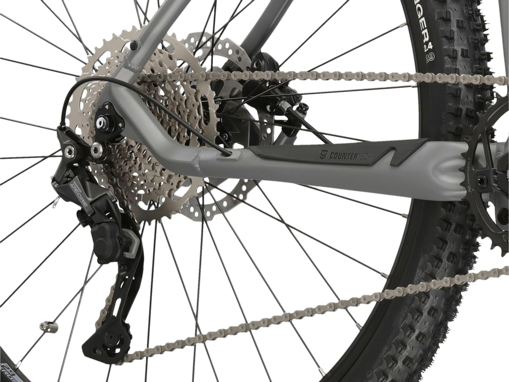 Kross E-Bike »KROSS E-MTB Level Boost 1.0 29" grau«, 10 Gang, Shimano, DEORE M5120, Mittelmotor 250 W, Pedelec, Elektrofahrrad für Damen und Herren