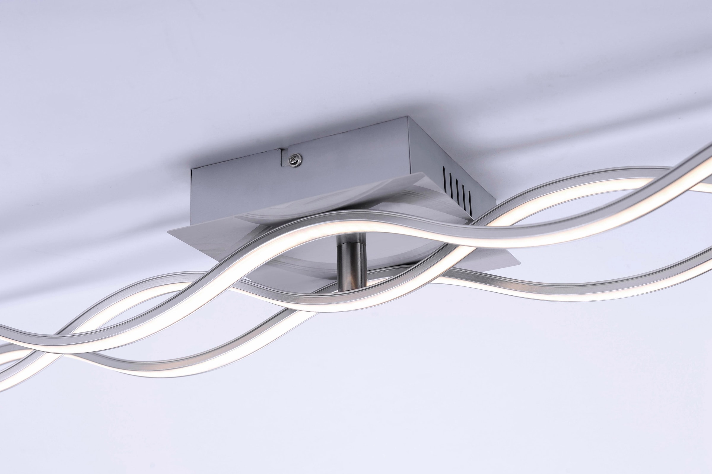 JUST LIGHT Deckenleuchte »WELLA«, 1 flammig, Leuchtmittel LED-Board | LED fest integriert, inklusive festverbautem LEDLeuchtmittel