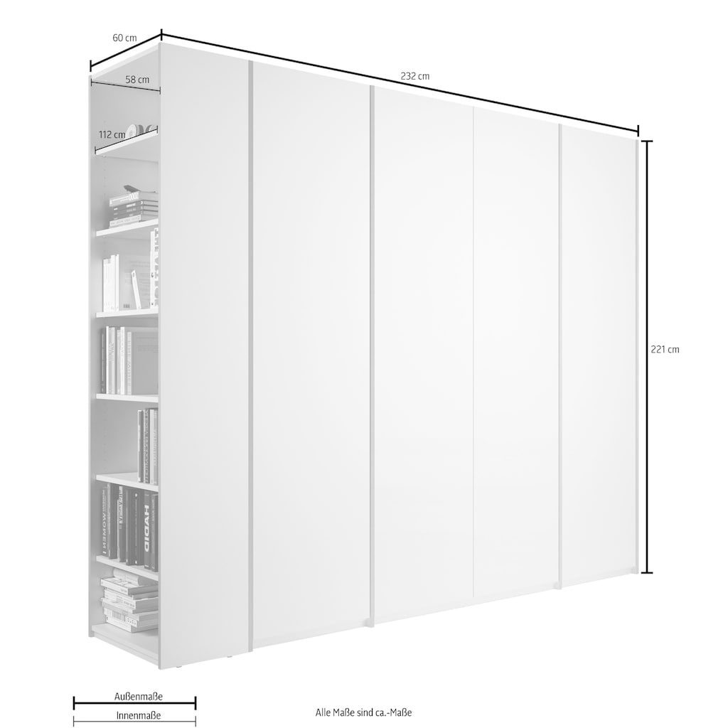 Müller SMALL LIVING Drehtürenschrank »Modular Plus Variante 5«