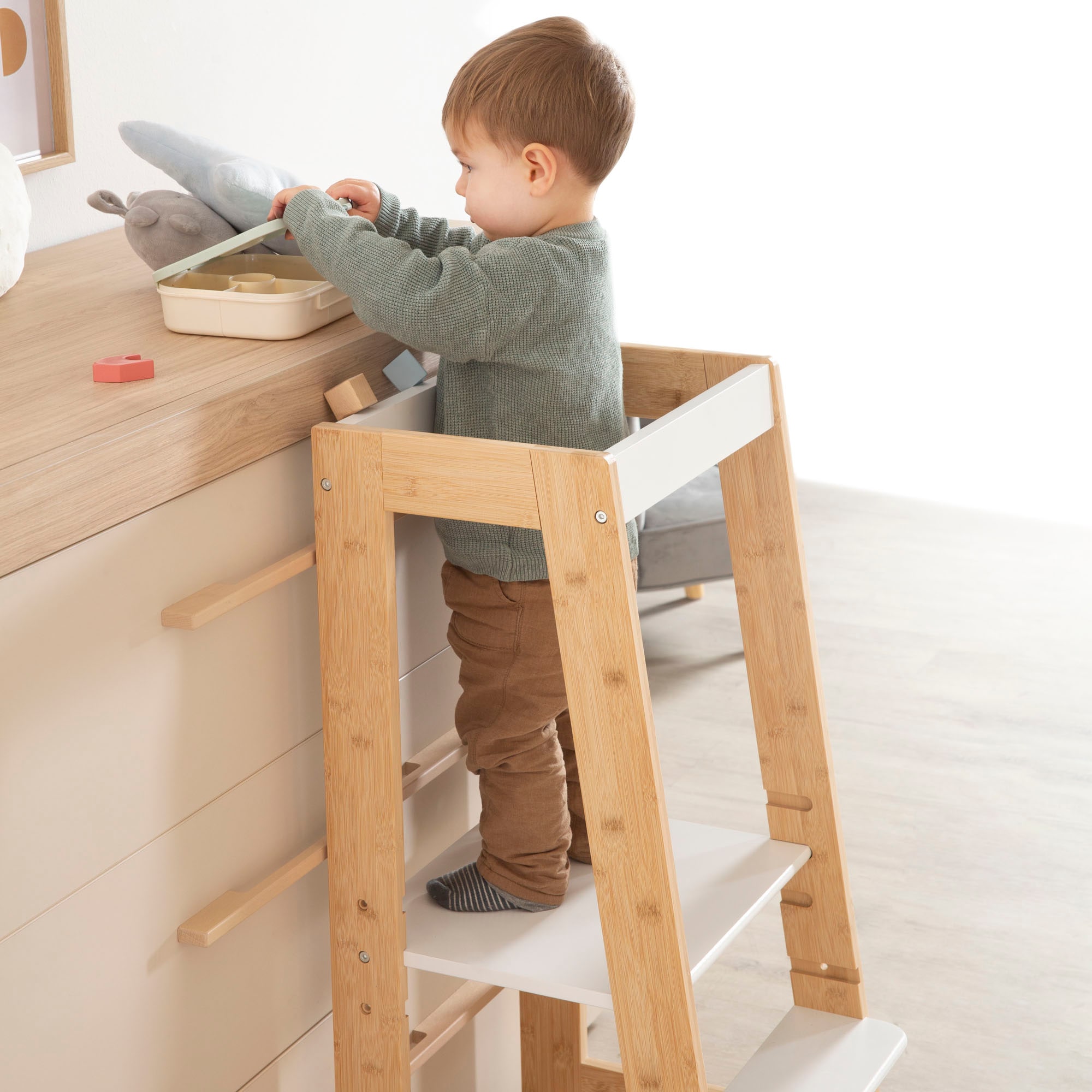 roba® Stehhilfe »Lernturm Bambus« ()