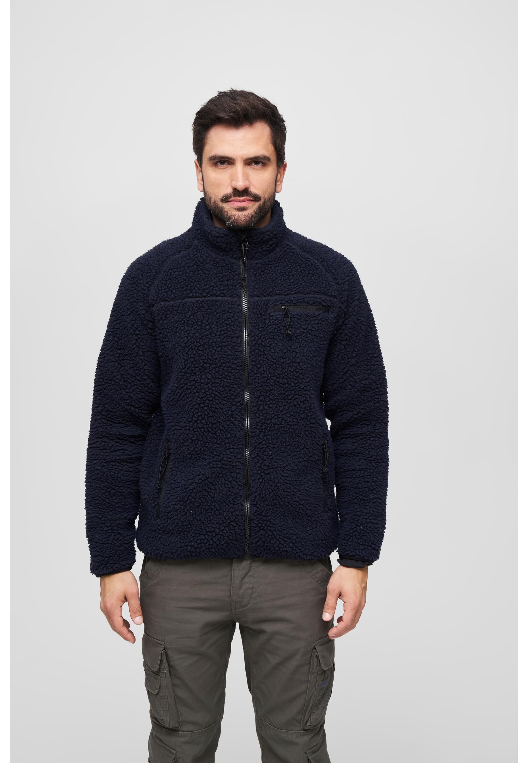 Brandit Allwetterjacke »Brandit Herren Teddyfleece Jacket« 1 Stk. tlg. ohne Kapuze