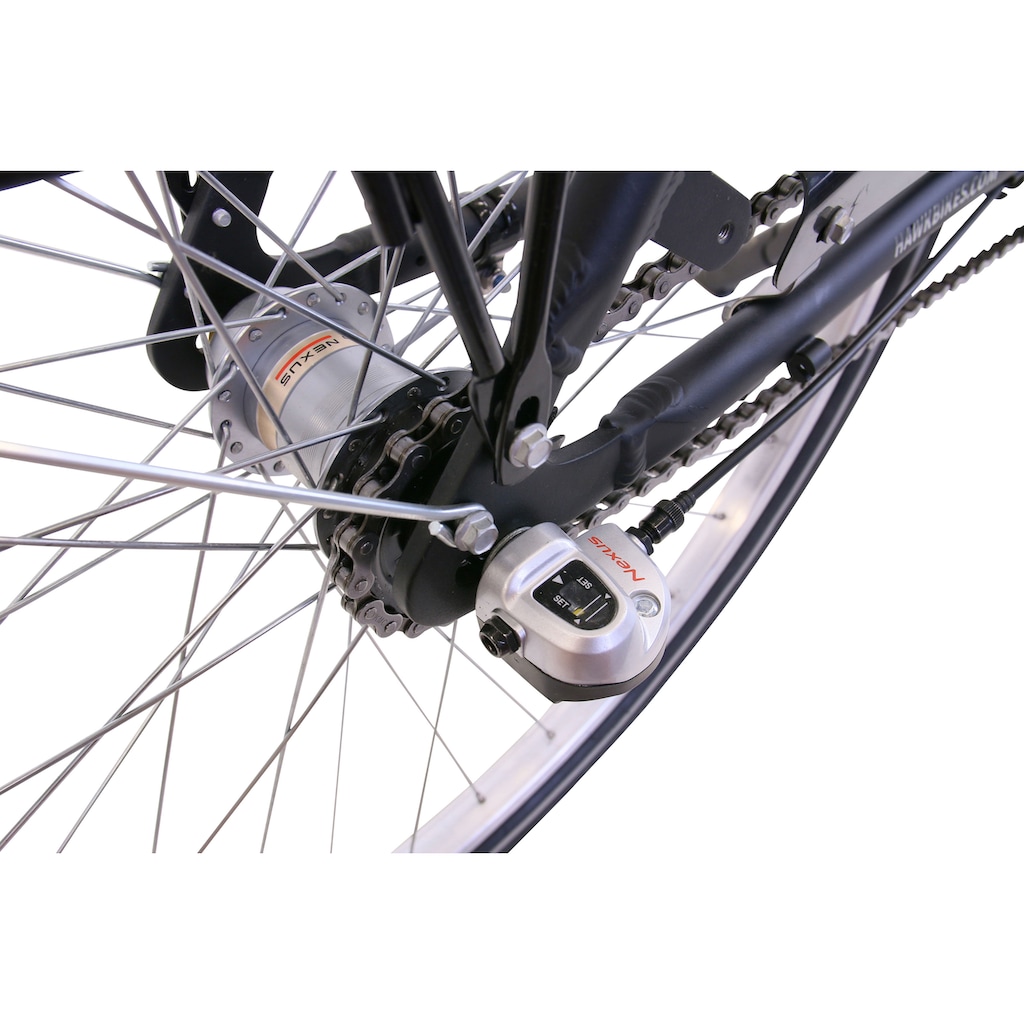 HAWK Bikes Cityrad »HAWK Citytrek Lady Premium«, 3 Gang, Shimano, Nexus 3-Gang Schaltwerk