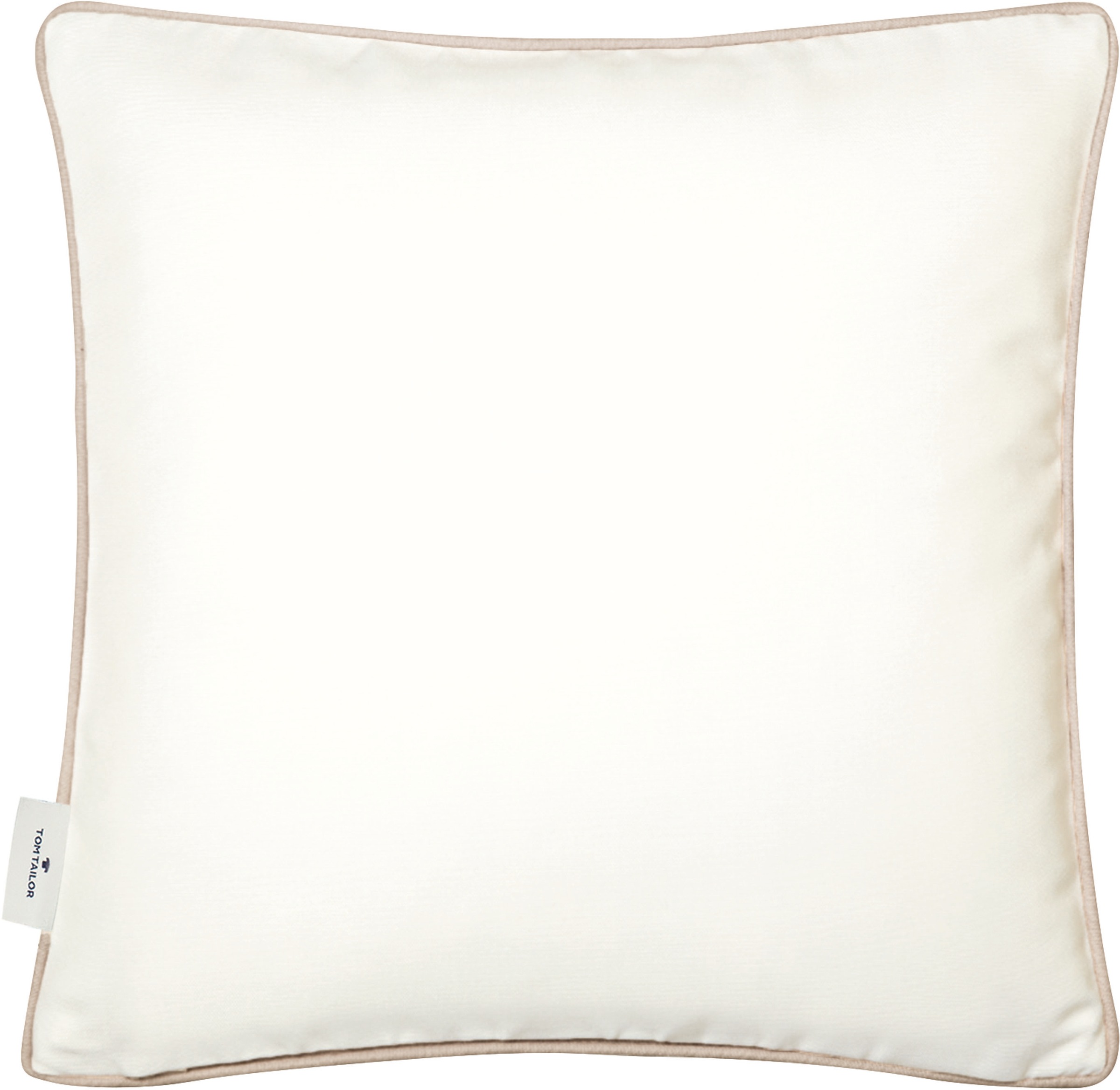 TOM TAILOR HOME Dekokissen »Dove Signature«, mit Paspel, Kissenhülle ohne F günstig online kaufen