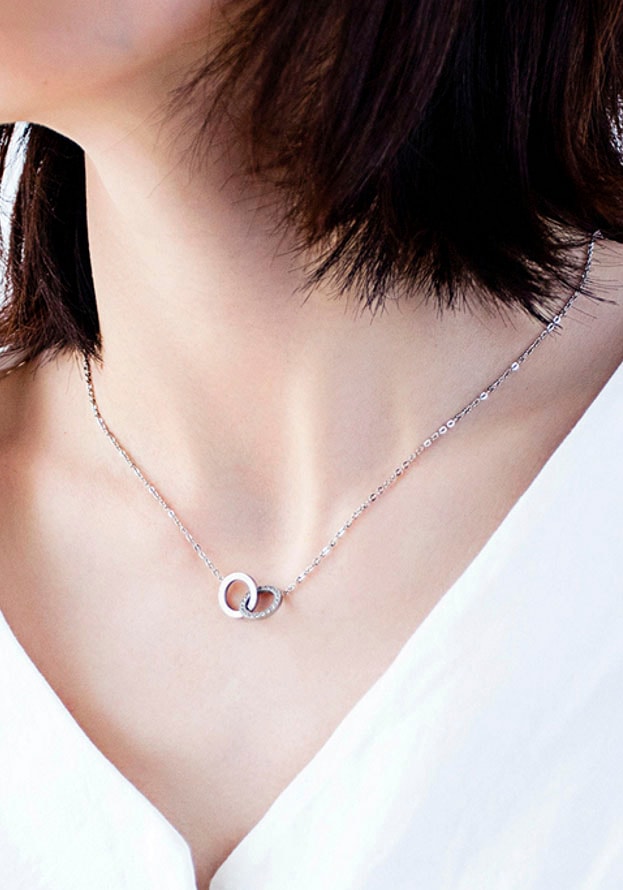 Firetti Kette mit Anhänger »Schmuck Geschenk Unity«, mit Zirkonia (synth.)