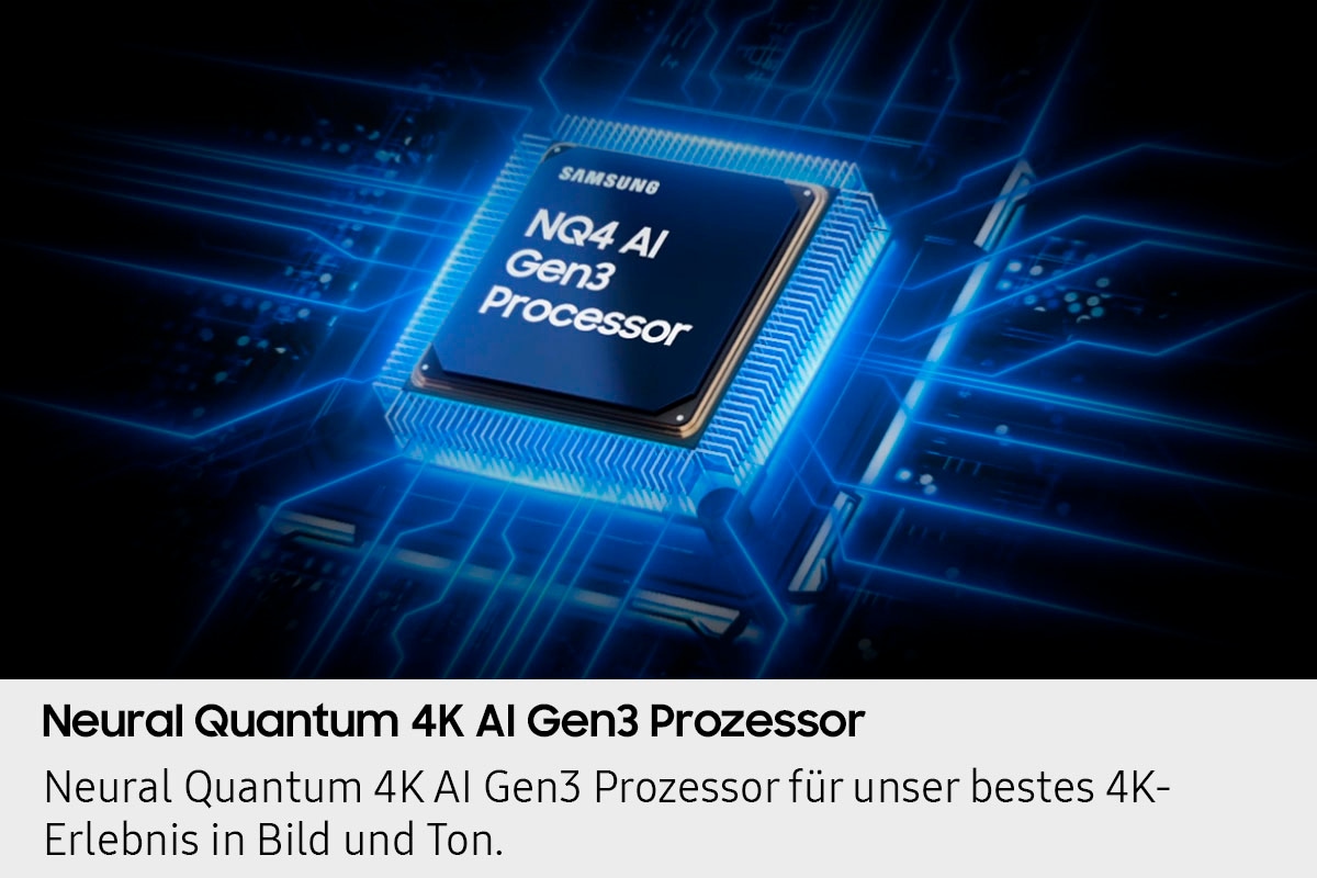 Samsung QLED-Fernseher »GQ65QN90FAT« 163 cm/65 Smart-TV NQ HDR+, Glare Free, Upscaling Pro, Dolby Atmos & AI Sound, bis 165Hz