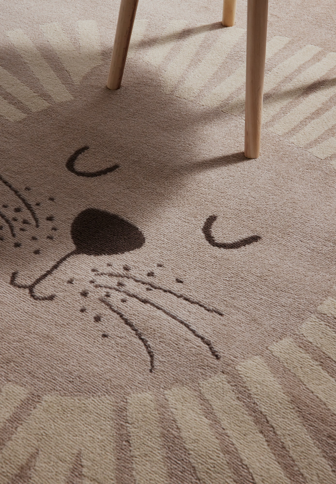 HANSE Home Kinderteppich »Happy Lion«, rechteckig, 8 mm Höhe, Spielteppich, fest, Kinderzimmer, Kurzflor, Spielunterlage