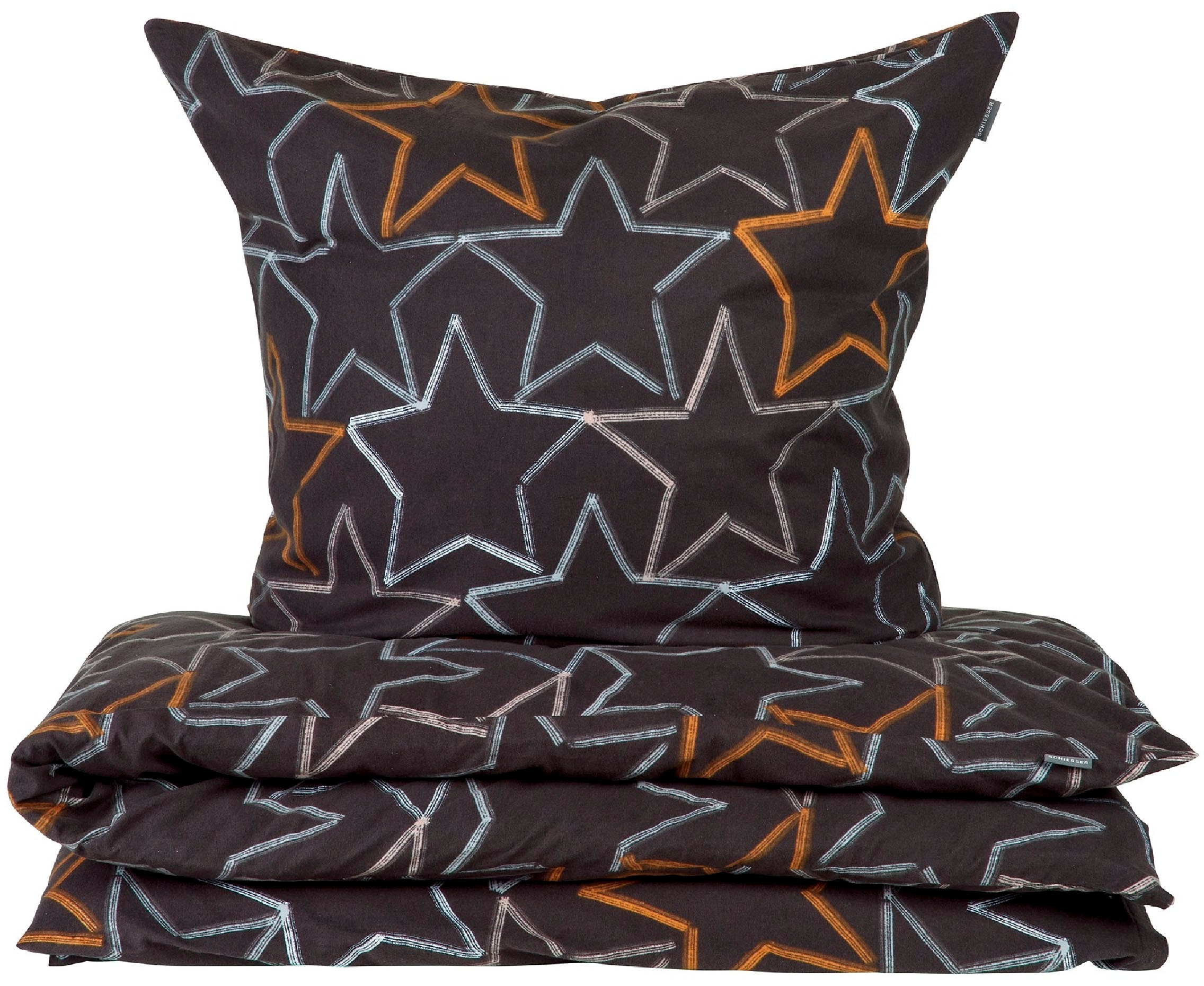 Schiesser Bettwäsche »Lizzy aus weicher Baumwolle mit coolem Sterne-Print«, MADE IN GREEN by OEKO-TEX®-zertifiziert