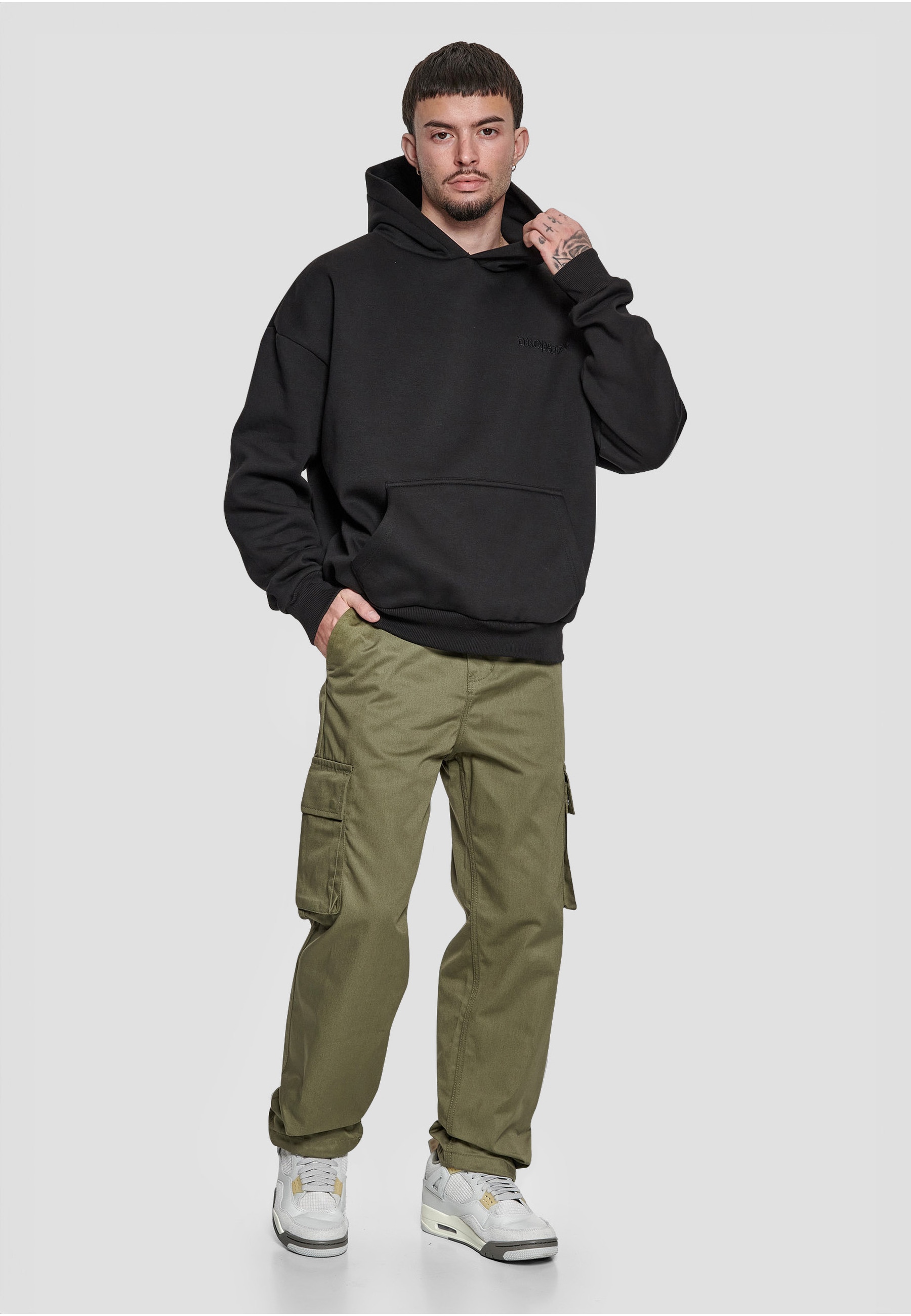 Dropsize Cargohose »Dropsize Herren Dropsize Single Cargo Pocket Workwear Pants«