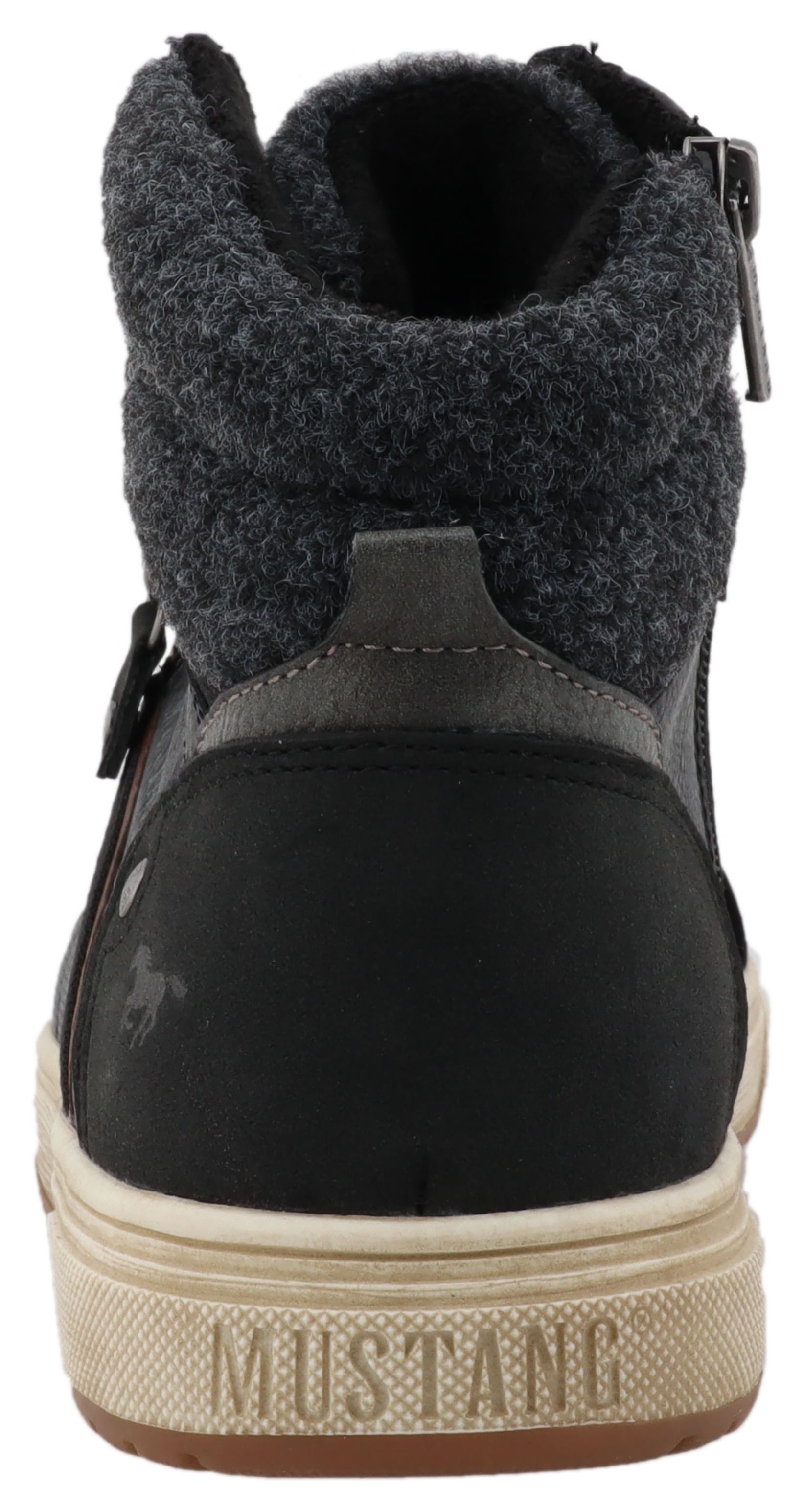 Mustang Shoes Sneaker »Merian«  High Top Sneaker, Schnürboots mit Reißverschluss