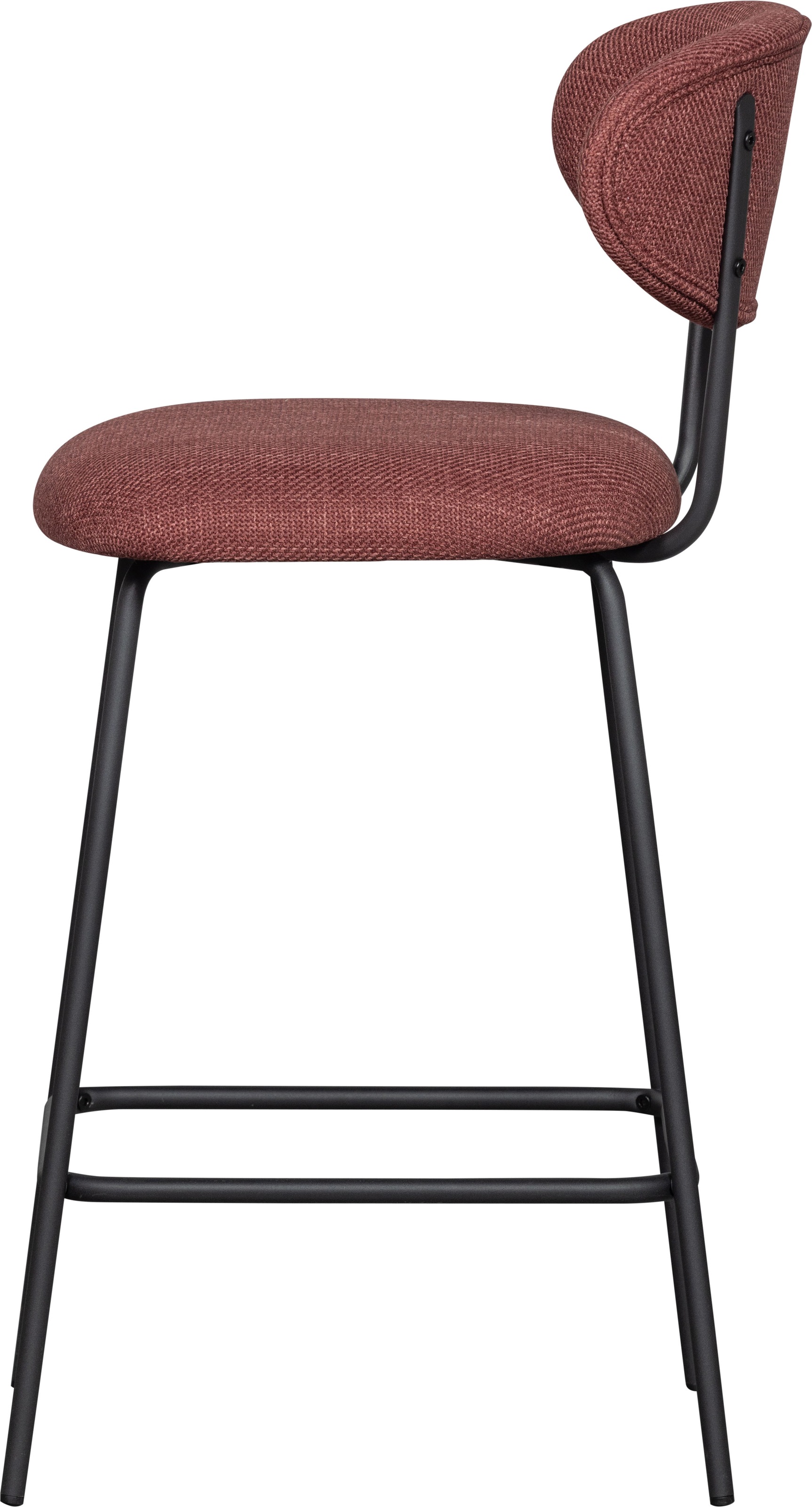 WOOOD Barhocker »Kjeld«, (2 St.), gepolstert mit gewebtem Stoff, Höhe 93 cm